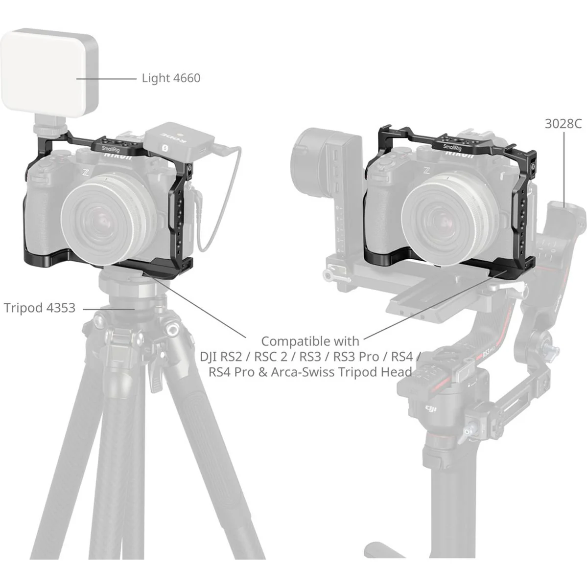 SmallRig Cage For Nikon Z50 II 4980 - Image 3