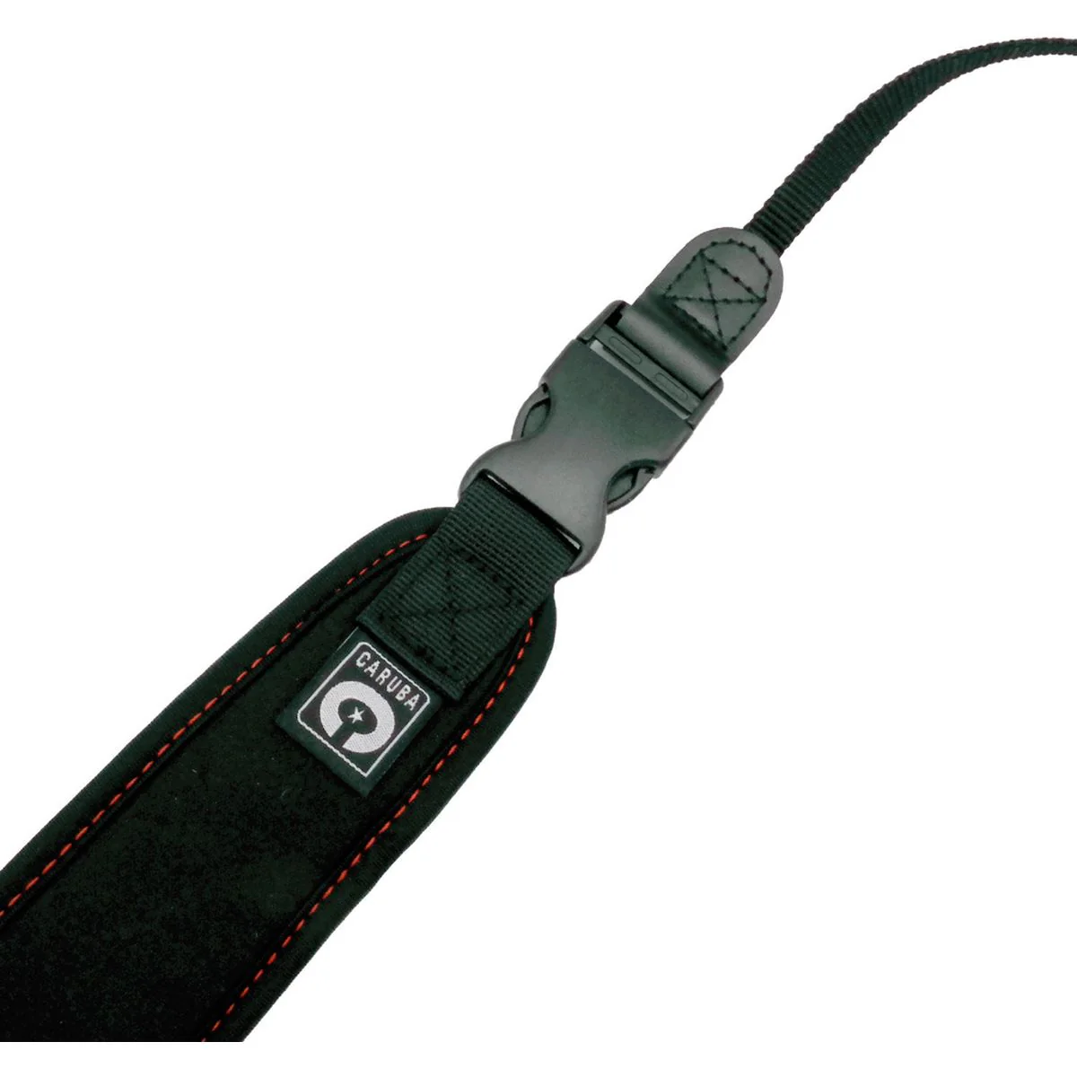 Caruba Camera Neckstrap Comfort + Quick Release (Black+red) - Image 3