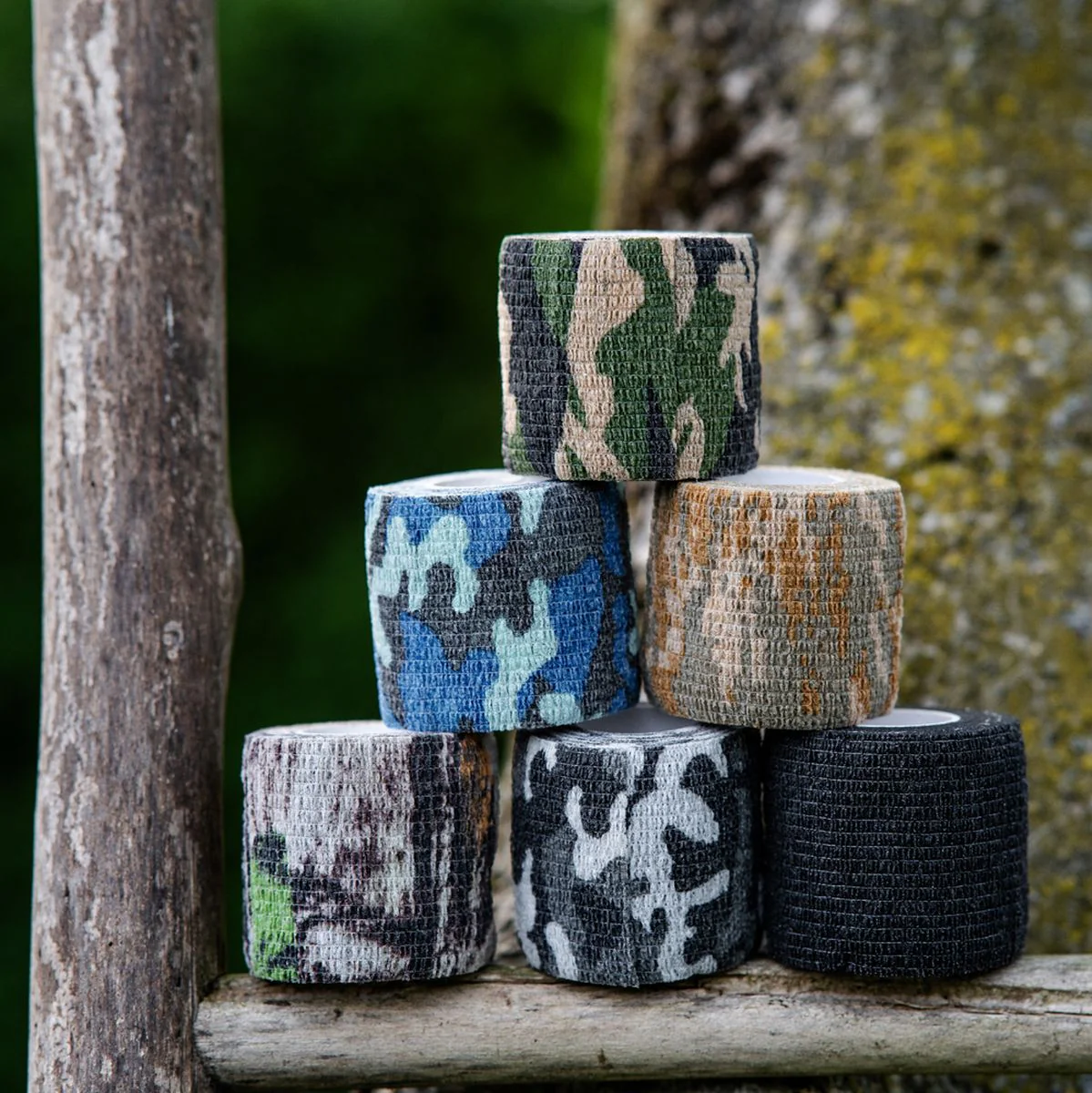 Caruba Camouflage Wrap Tape 4-pack Woodland - Image 4