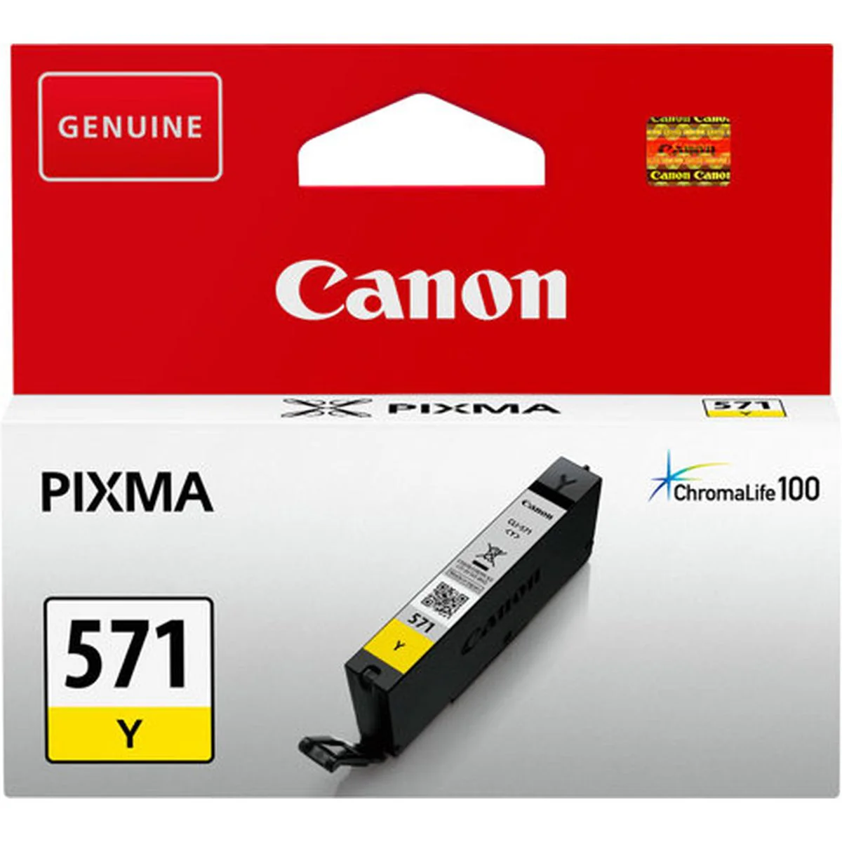 Canon CLI-571Y Yellow Cartridge - Image 2