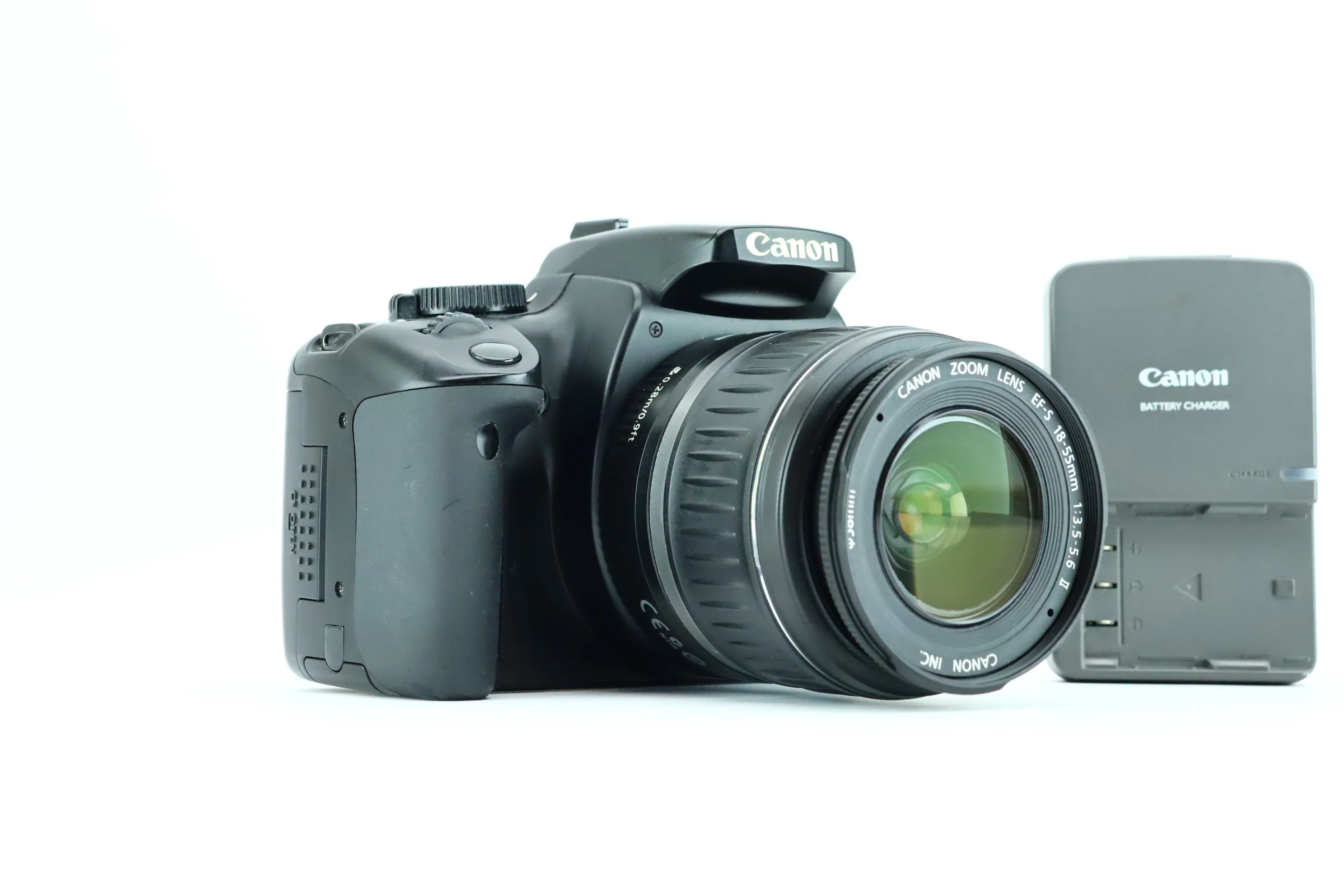 Canon EOS 400D with Canon zoom lens EF-S 18-55mm 1:3.5-5.6