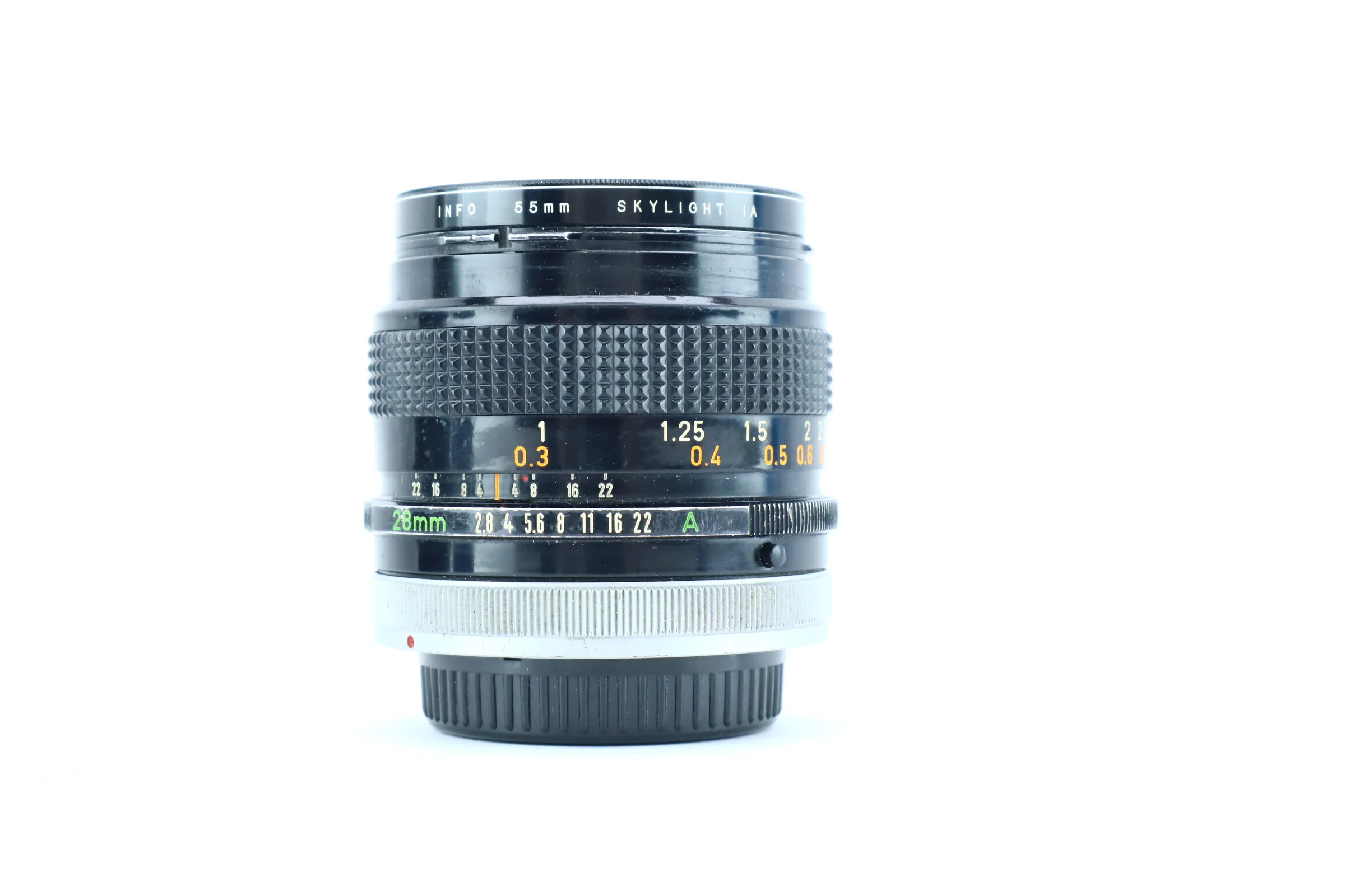 Canon FD 28mm f/2.8 S.C. -Classic Sharpness with S.C. Coating