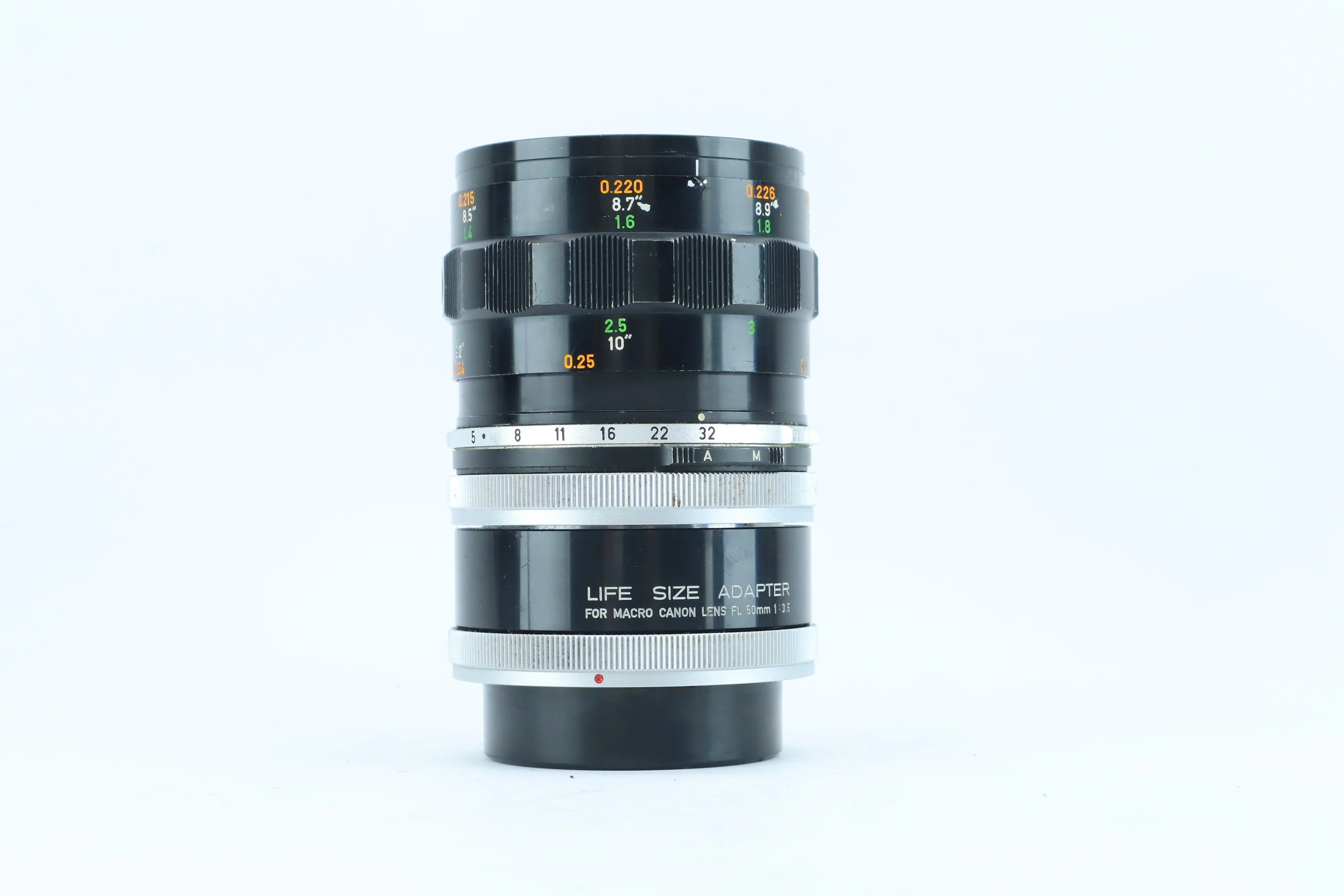 Canon FL 50mm f/3.5 Macro with Life Size Adapter | S/N: 11021