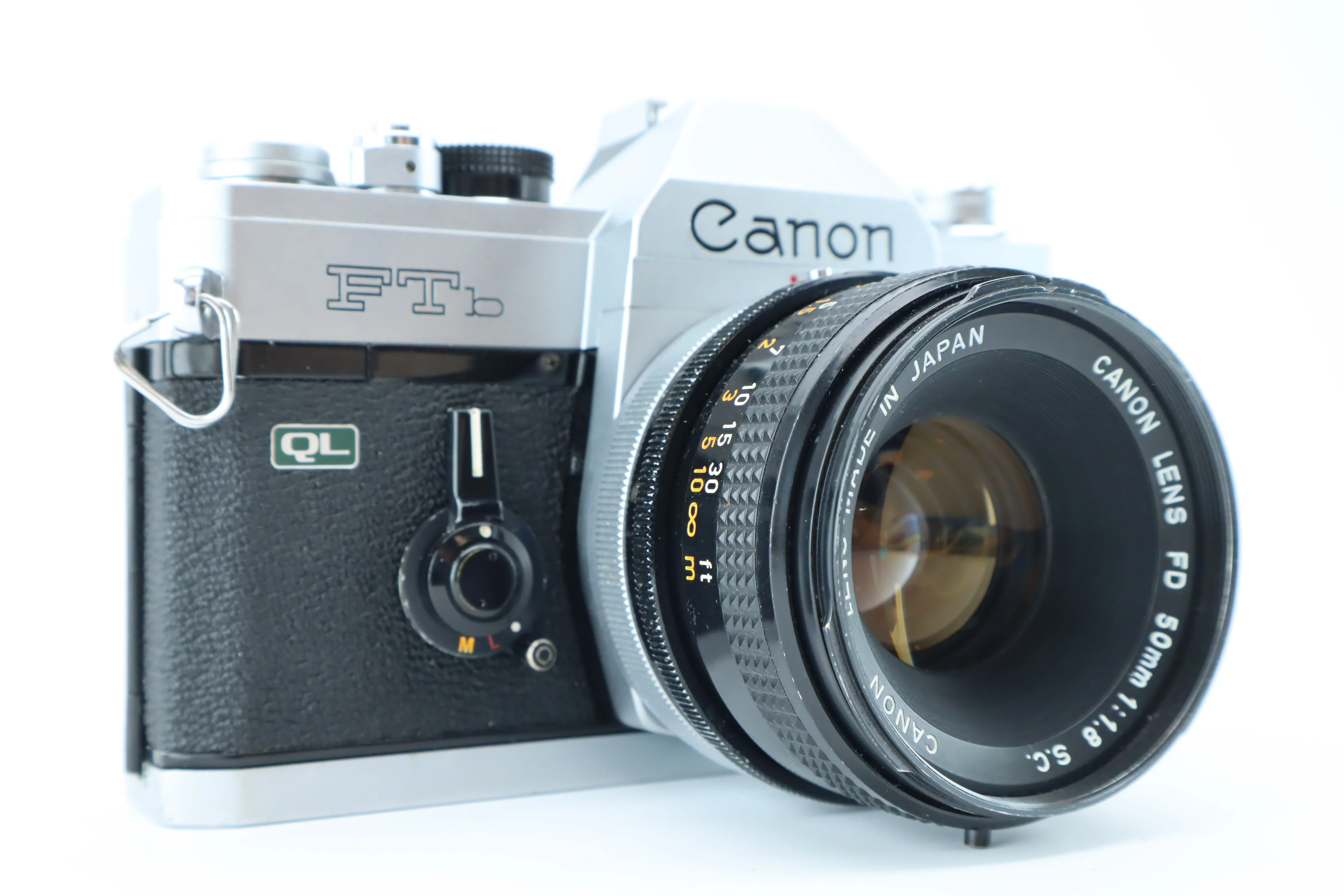 Canon FTb with Canon FD 50mm f/1.8 S.C.