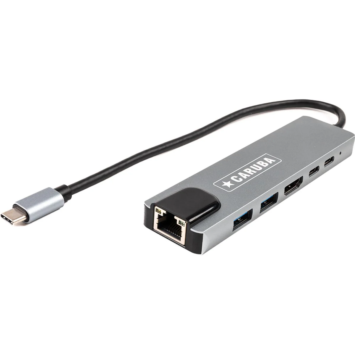 Caruba 6-IN-1 USB-C Hub w/ Ethernet