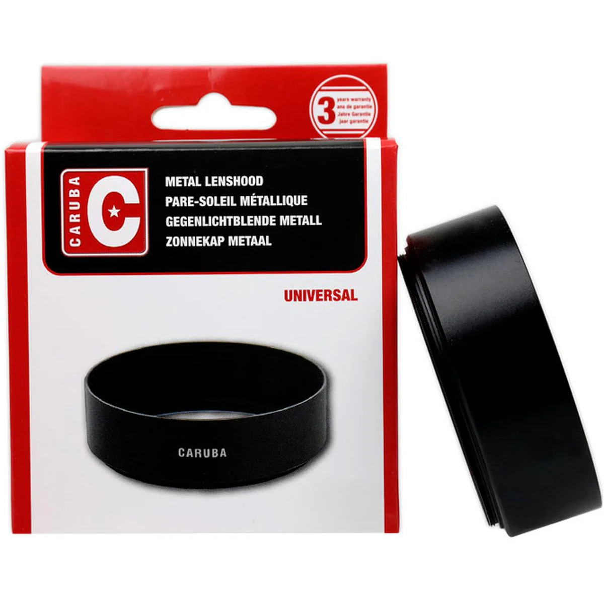 Caruba Metalen Lens Hood Standard 55mm - Image 2