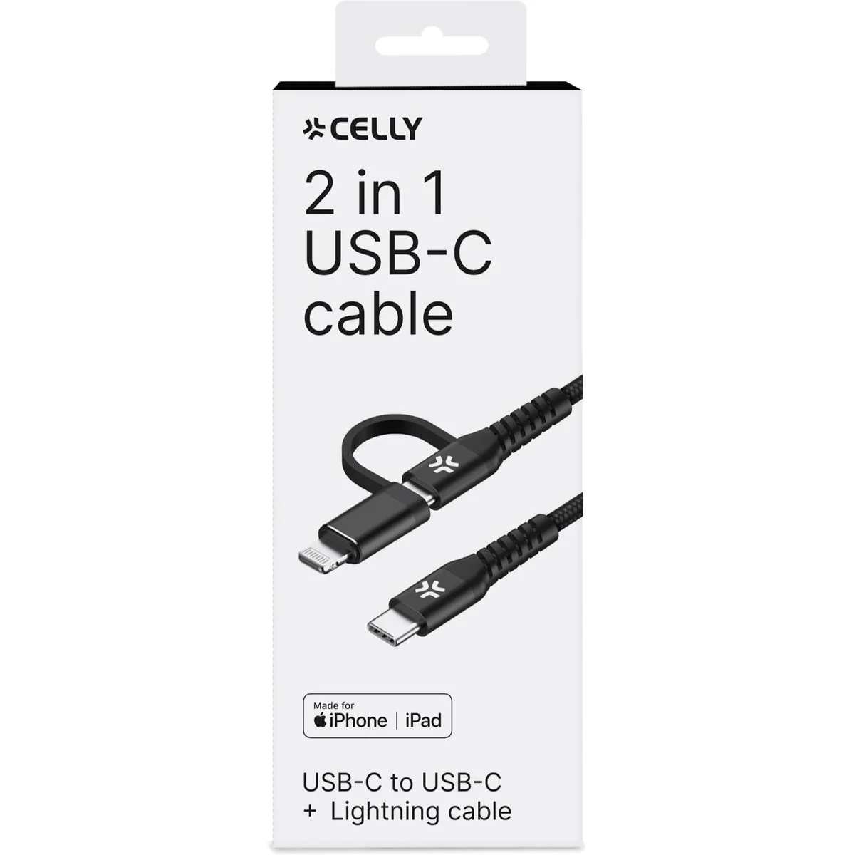 Celly C To C Cable 100W 2 Meter w/ Display - Image 3