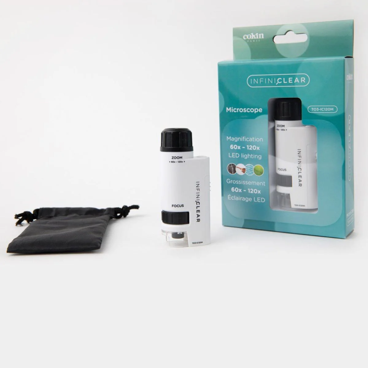 Cokin Mini Microscope 60-120X Magnification w/ LED Lighting - Image 5
