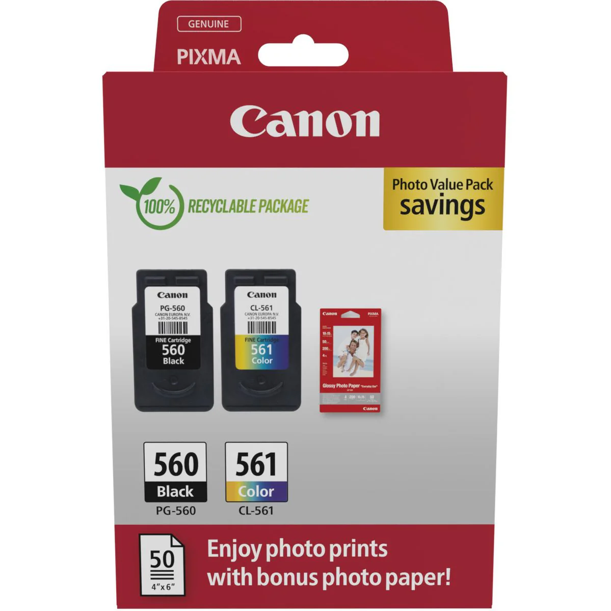 Canon CRG PG-560/CL-561 PVP