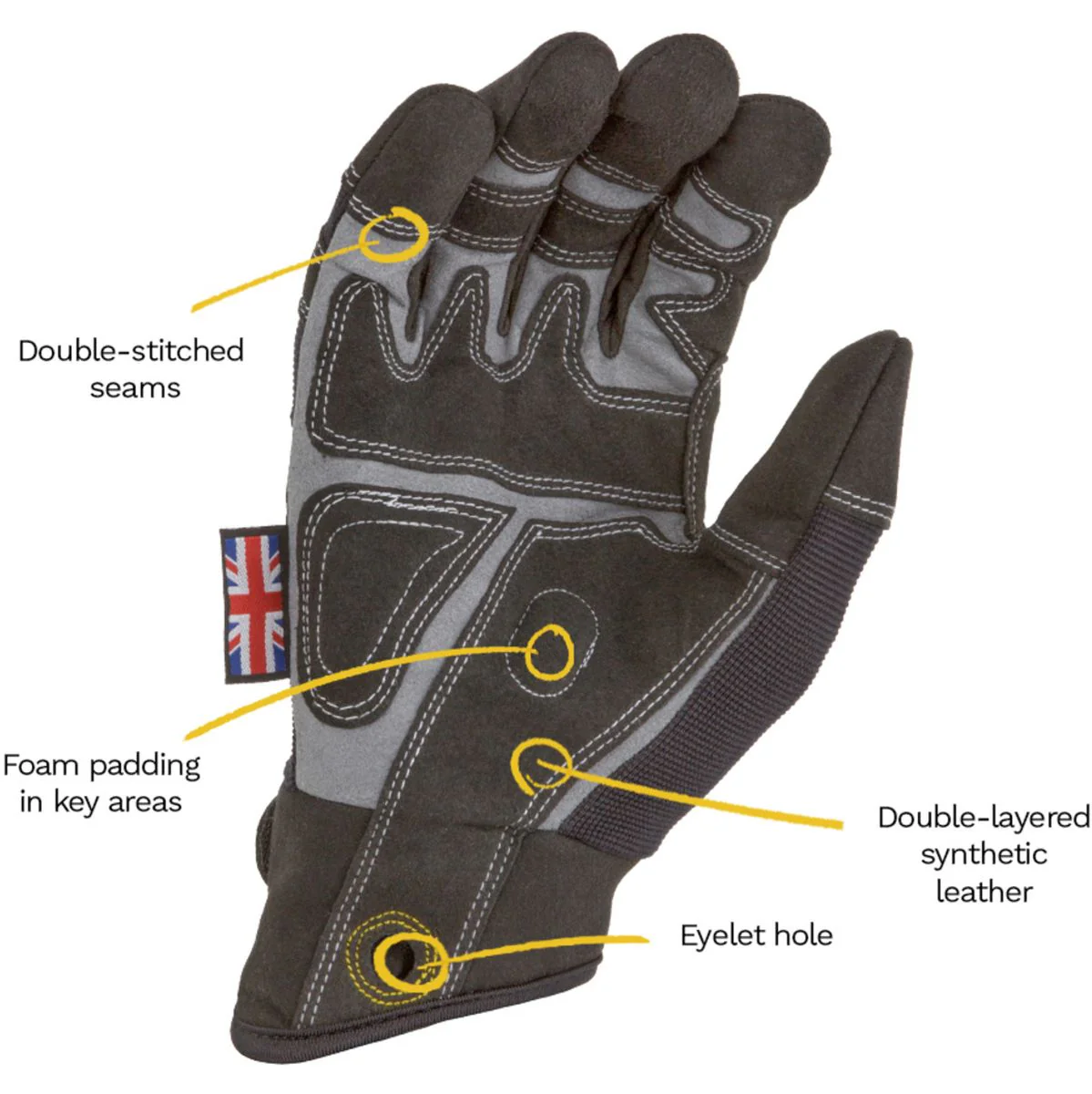 Dirty Rigger Comfort Fit Rigger Glove (V1.6) M - Image 3