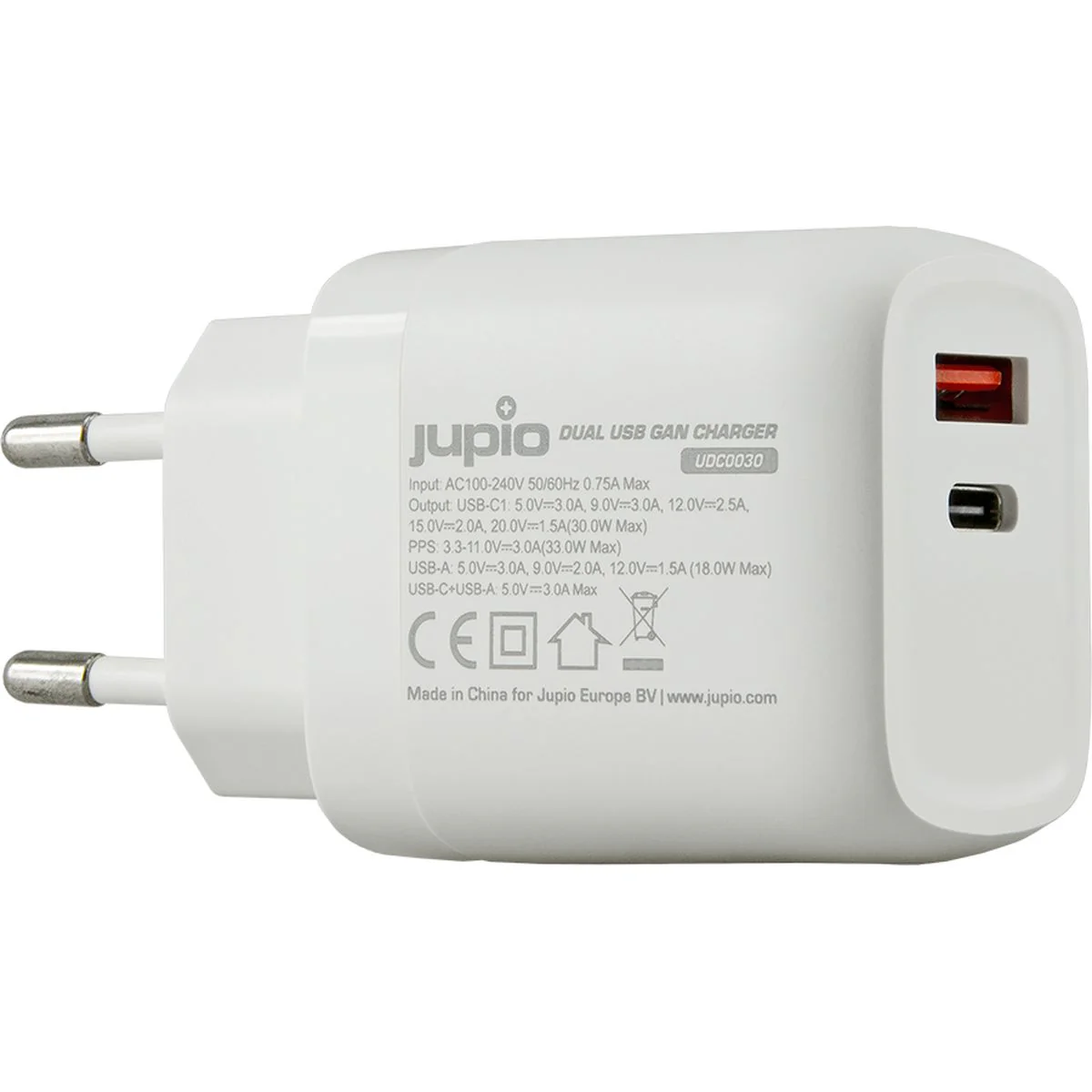Jupio Dual USB Gan Charger 30W - Image 2