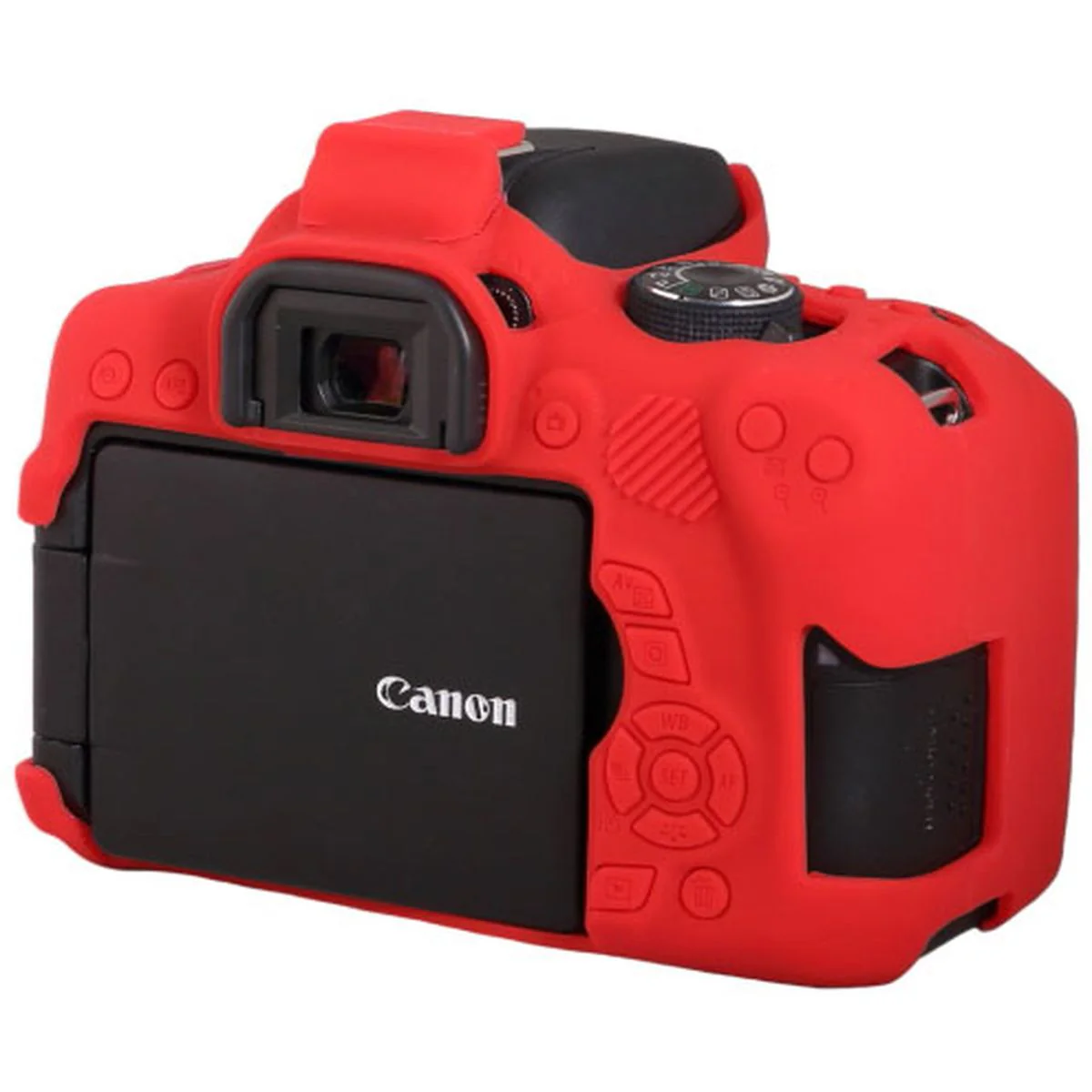 easyCover Body Cover For Canon 750D Red - Image 3