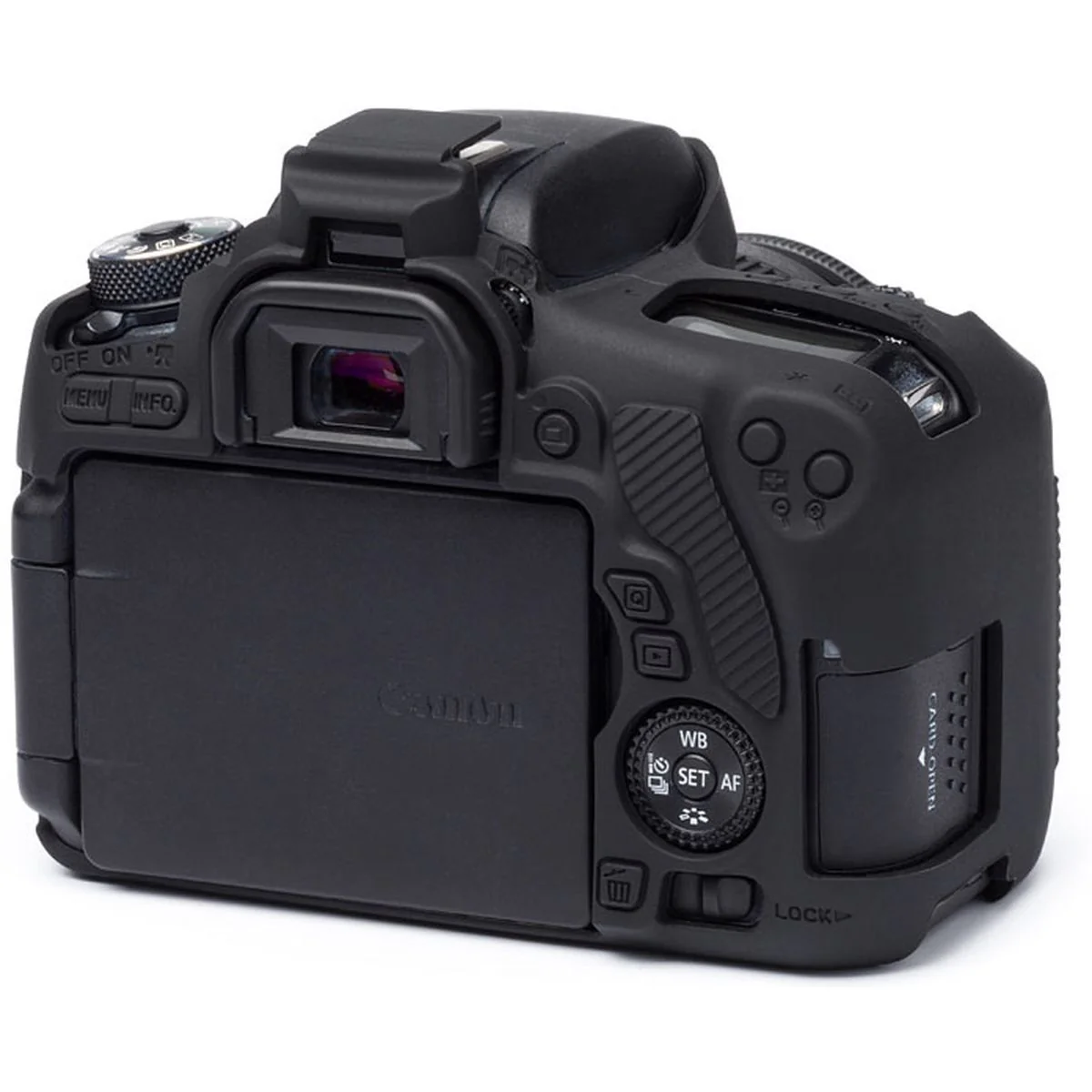 easyCover Body Cover For Canon 760D Black - Image 3