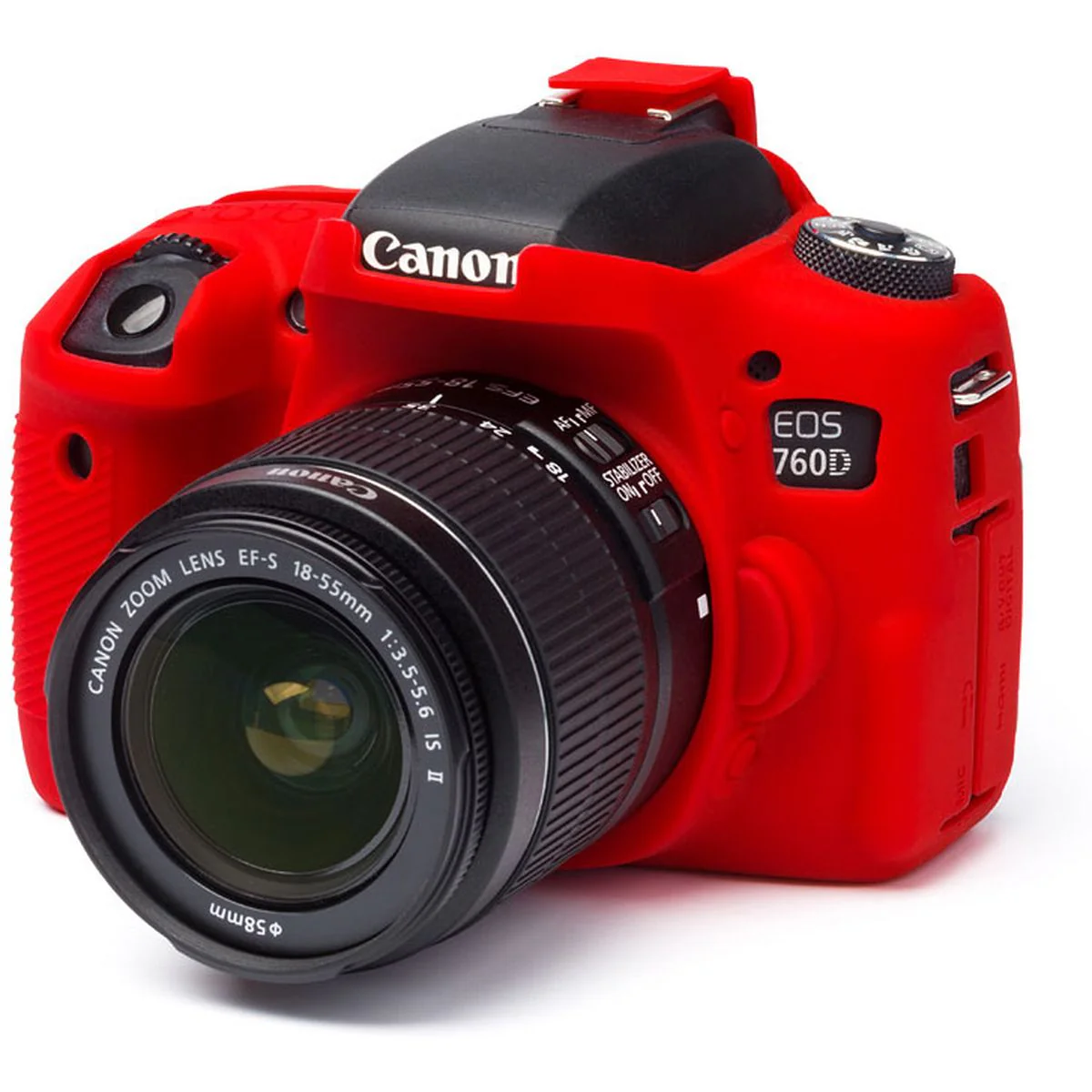 easyCover Body Cover For Canon 760D Red