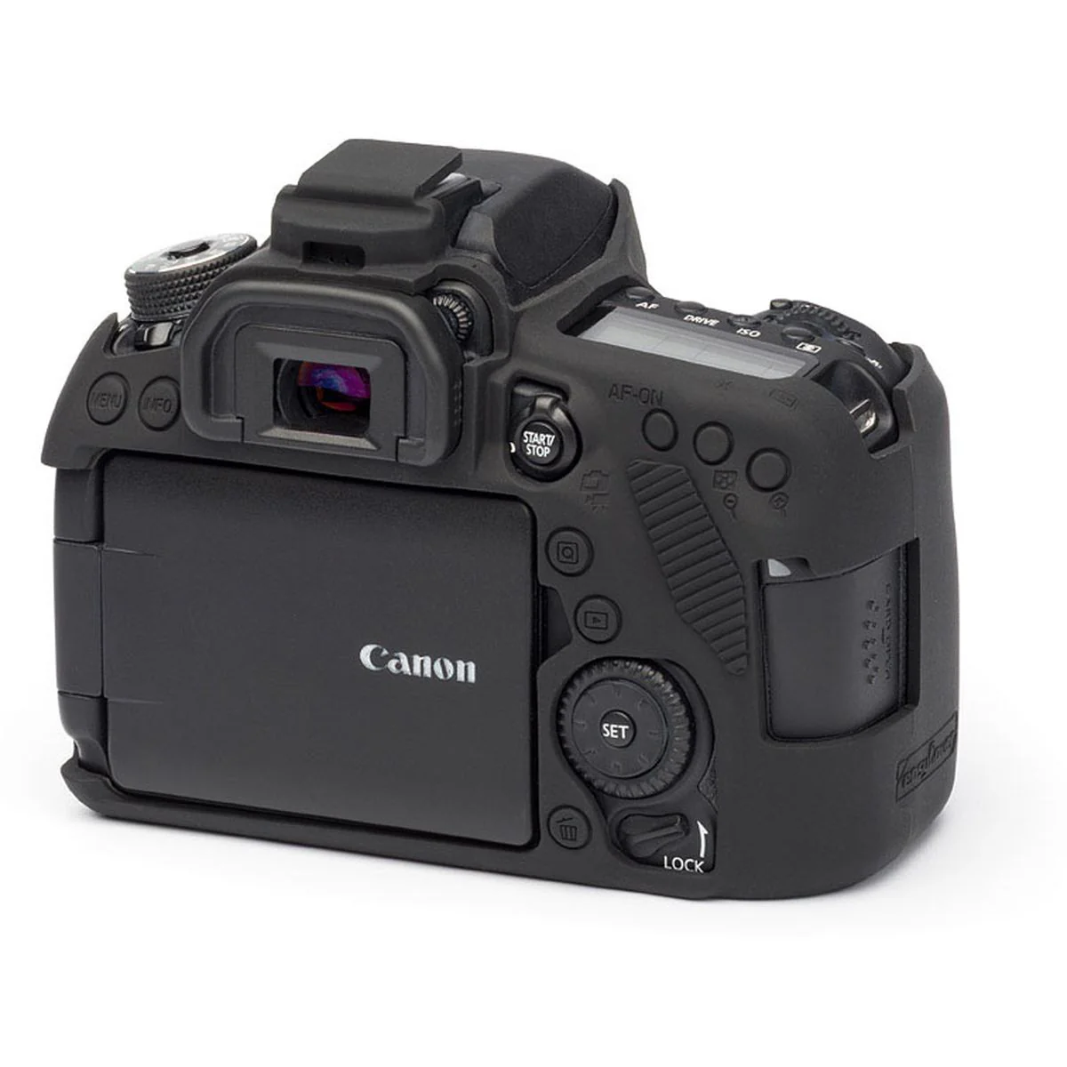 easyCover Body Cover For Canon 80D Black - Image 2