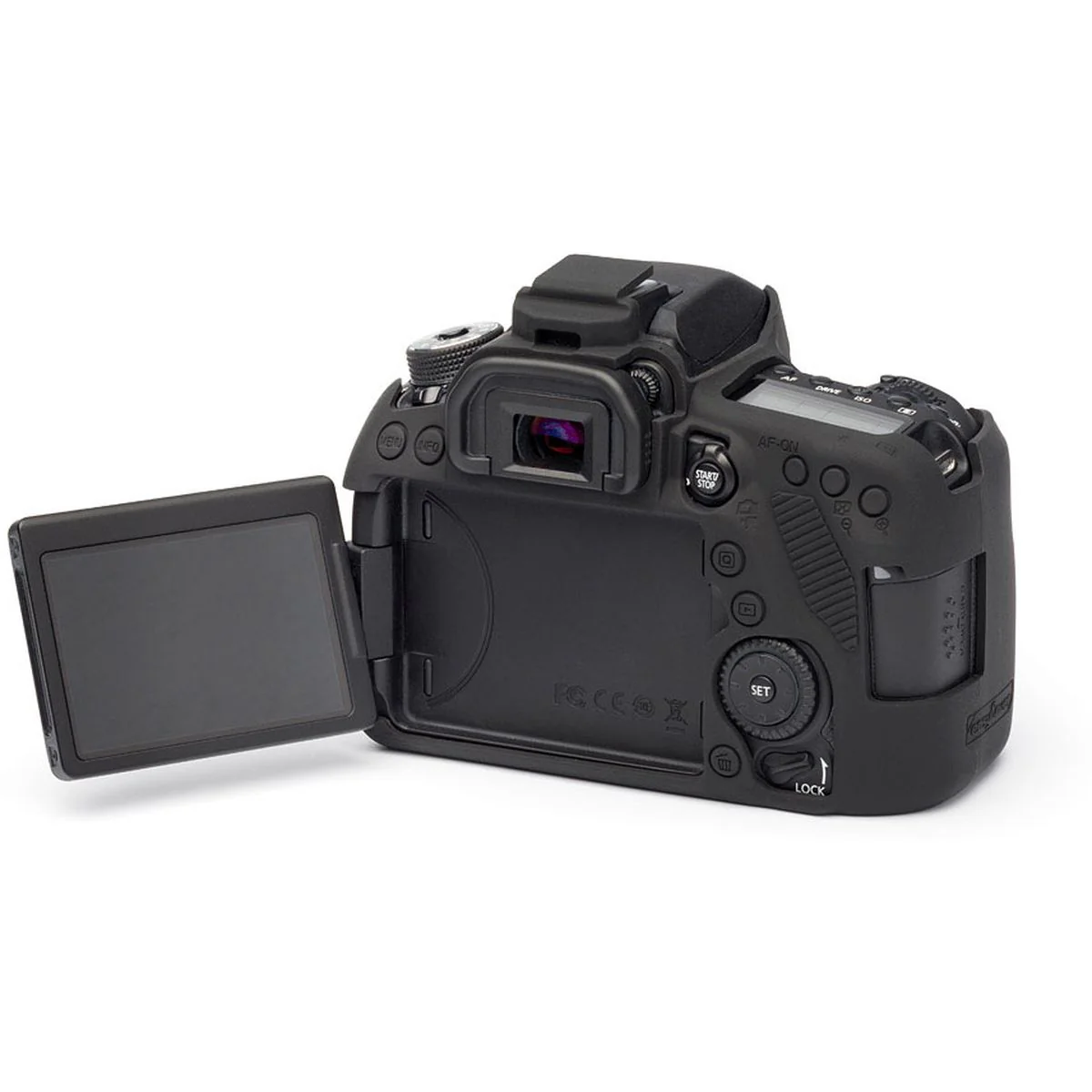 easyCover Body Cover For Canon 80D Black - Image 5