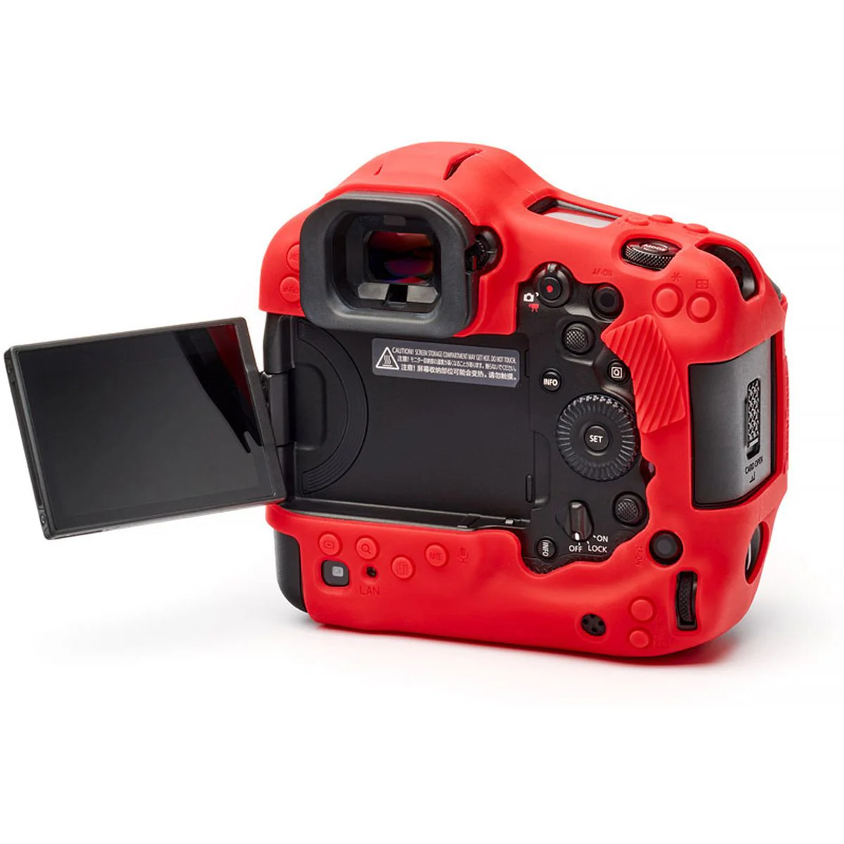 easyCover Body Cover For Canon R1 Red - Image 3