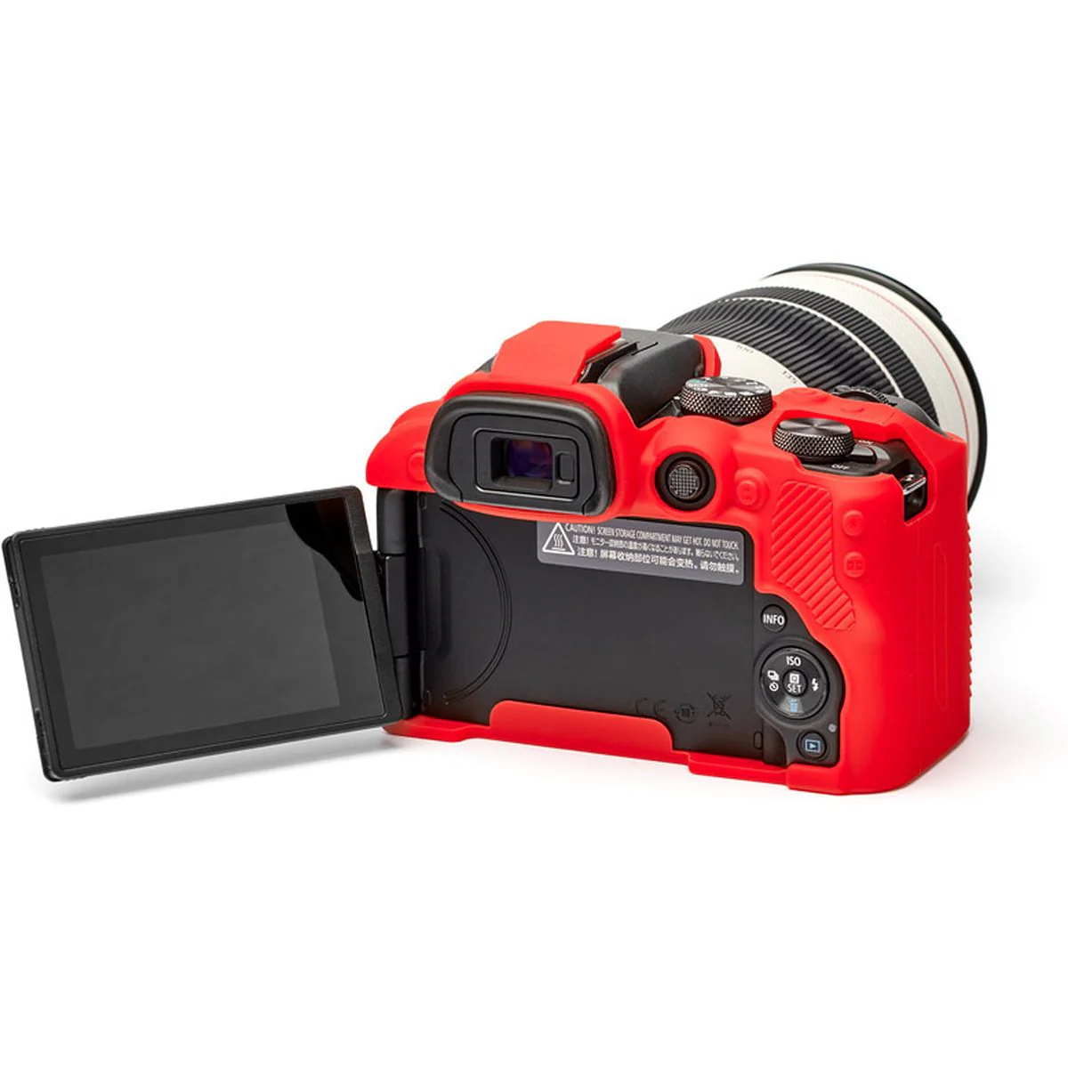 easyCover Body Cover For Canon R10 Red - Image 3