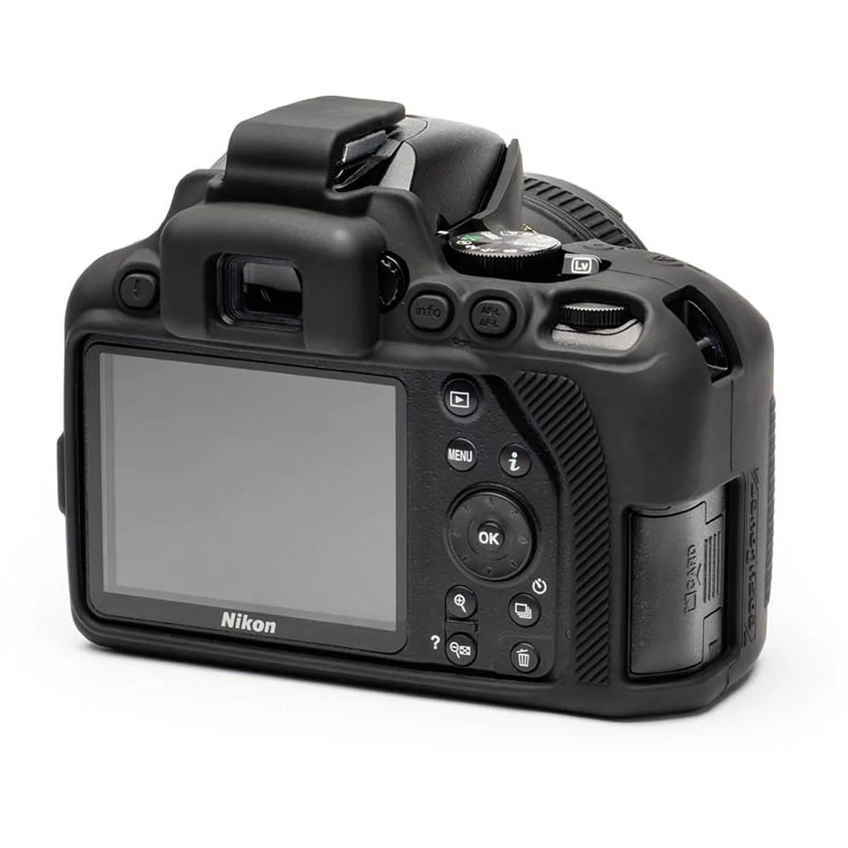 easyCover Body Cover For Nikon D3500 Black - Image 2