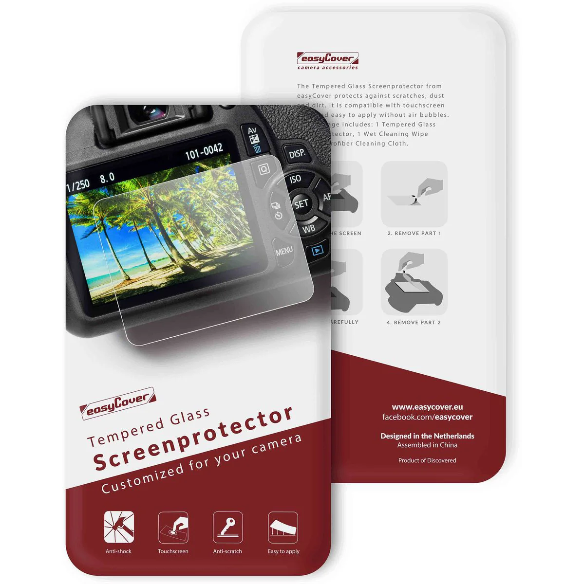 easyCover Glass Screen Protector For Canon R10 - Image 2
