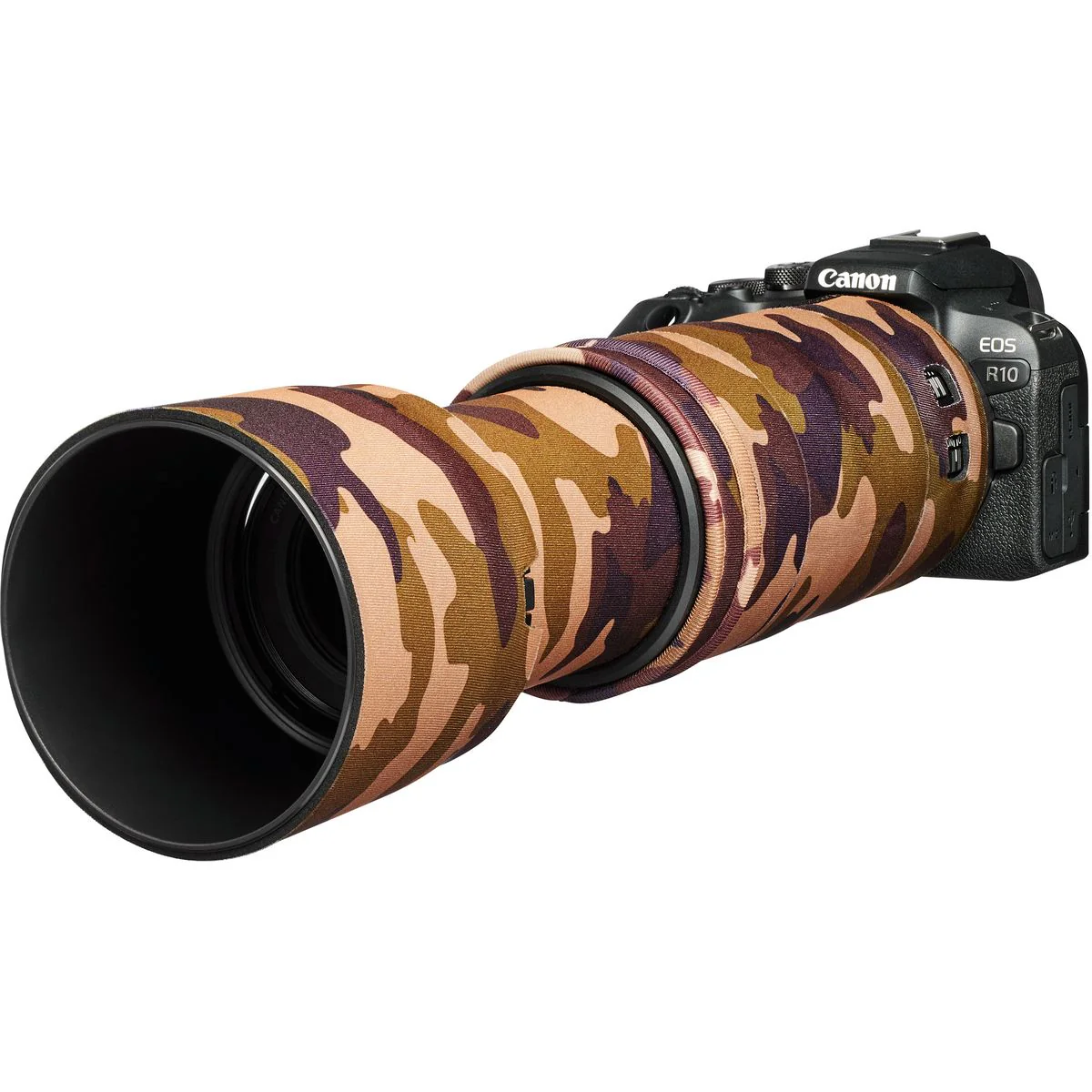 easyCover Lens Oak For Canon RF 100-400mm f/5.6-8 IS USM Brown Camouflage - Image 2