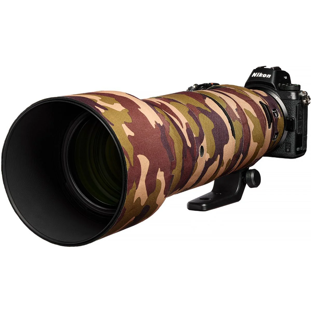 easyCover Lens Oak For Nikon Z 180-600mm f/5.6-6.3 VR Brown Camouflage New - Image 2