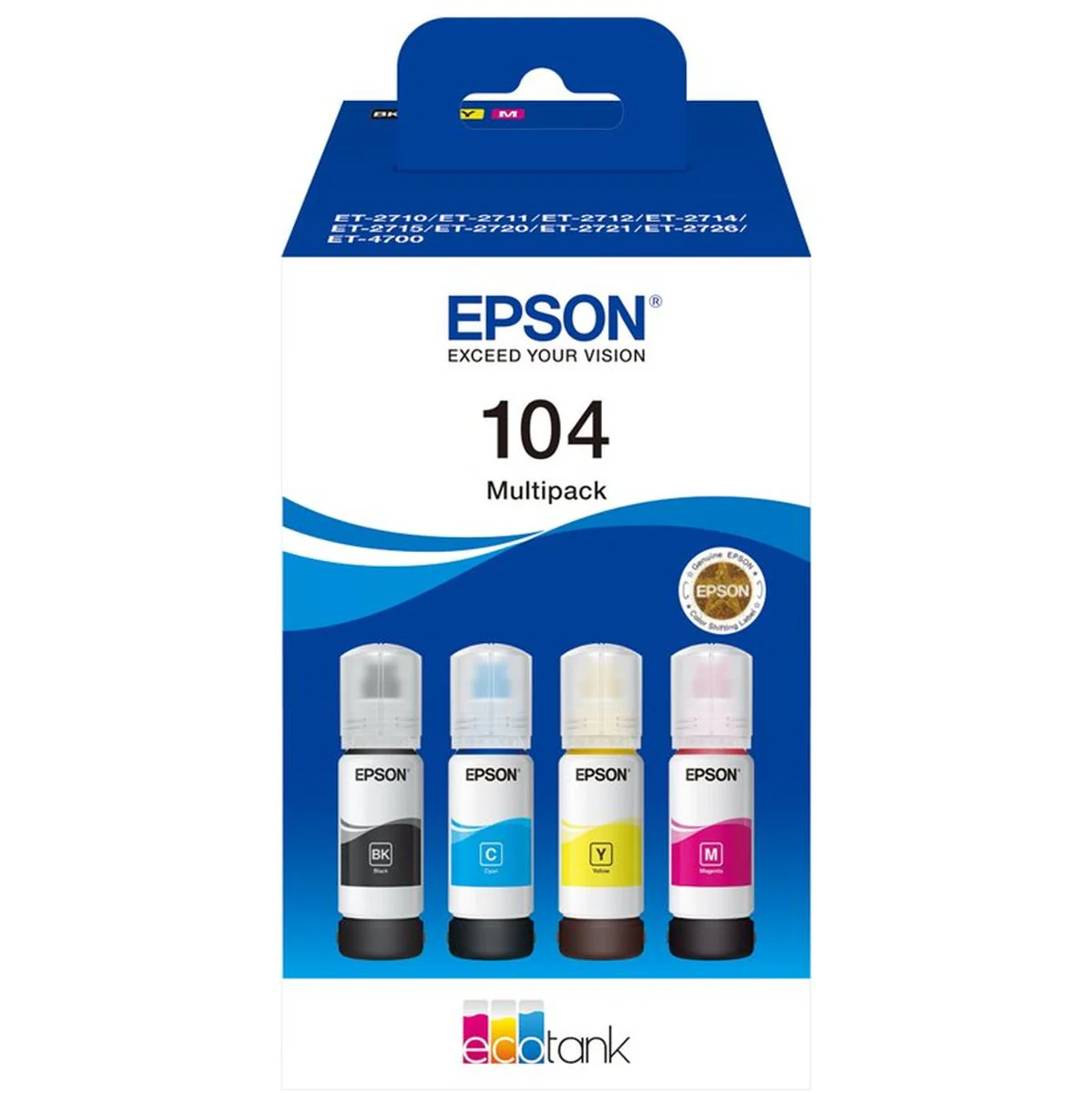 Epson 104 EcoTank 4-COLOUR Multipack - Image 2