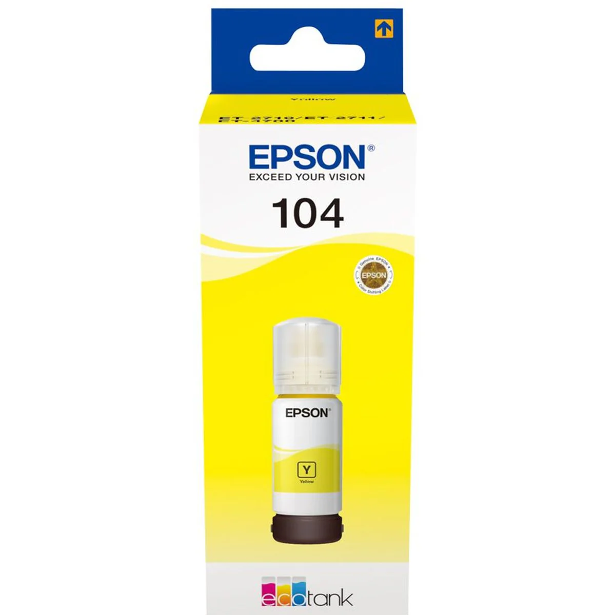 Epson 104 EcoTank Yellow Ink Bottle T00P440 (We) - Image 2