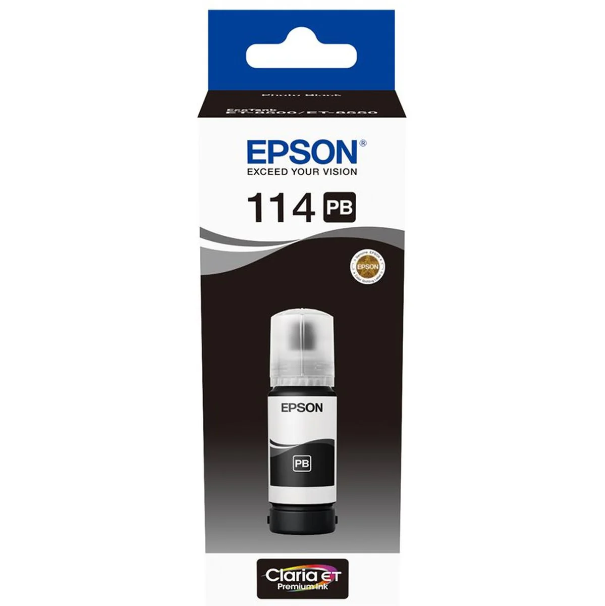 Epson 114 EcoTank Photo Black Ink Bottle - Image 2