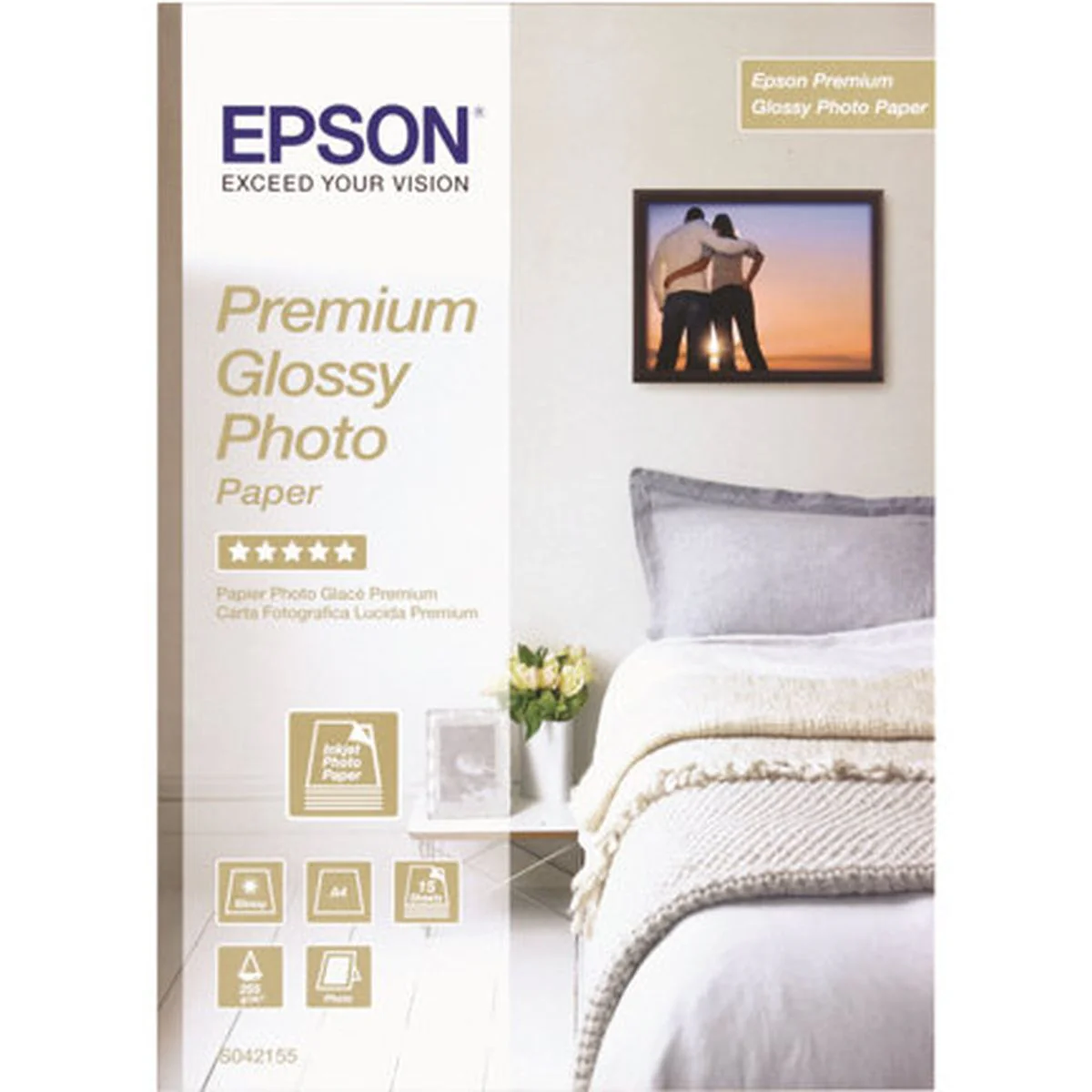 Epson Premium Glossy Photo Paper 250G/M2 329mmx10m 1ROL