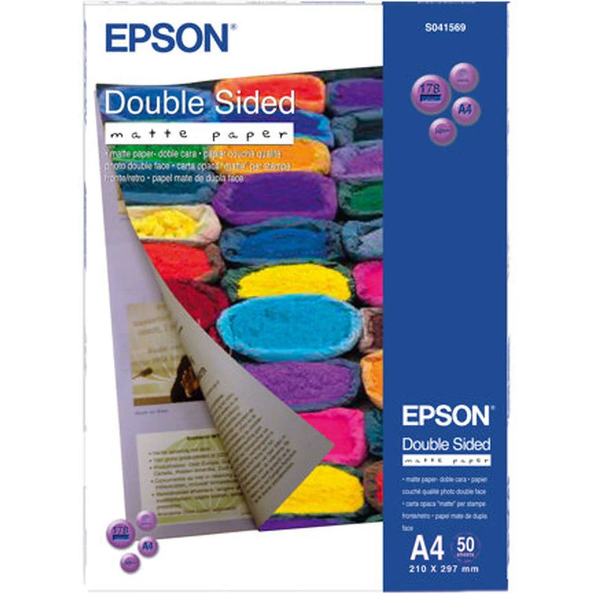 Epson S041569 Double-Sided Matte Paper A4 50 Vel