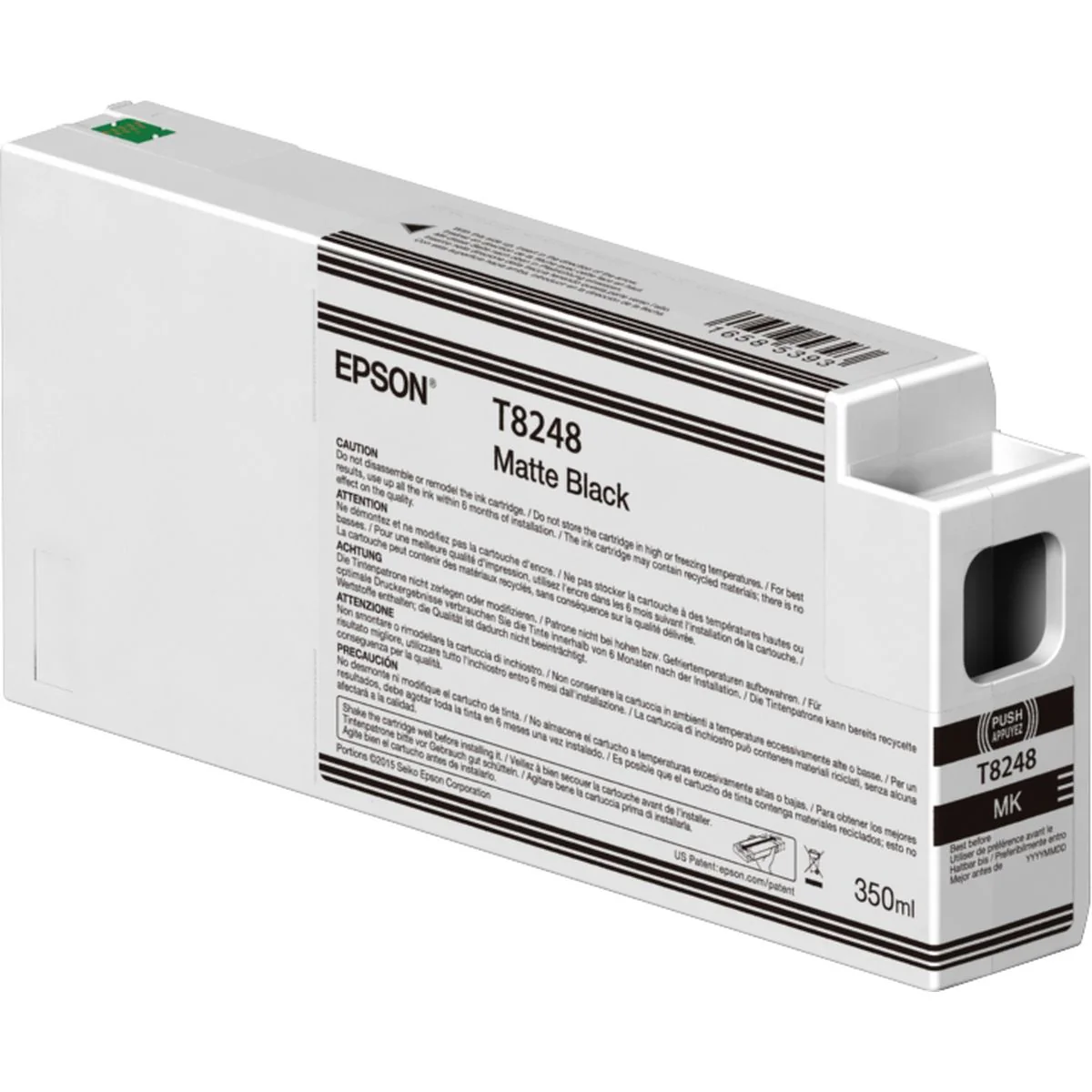 Epson Singlepack Matte Black T824800 UltraChrome HDX/HD 350m