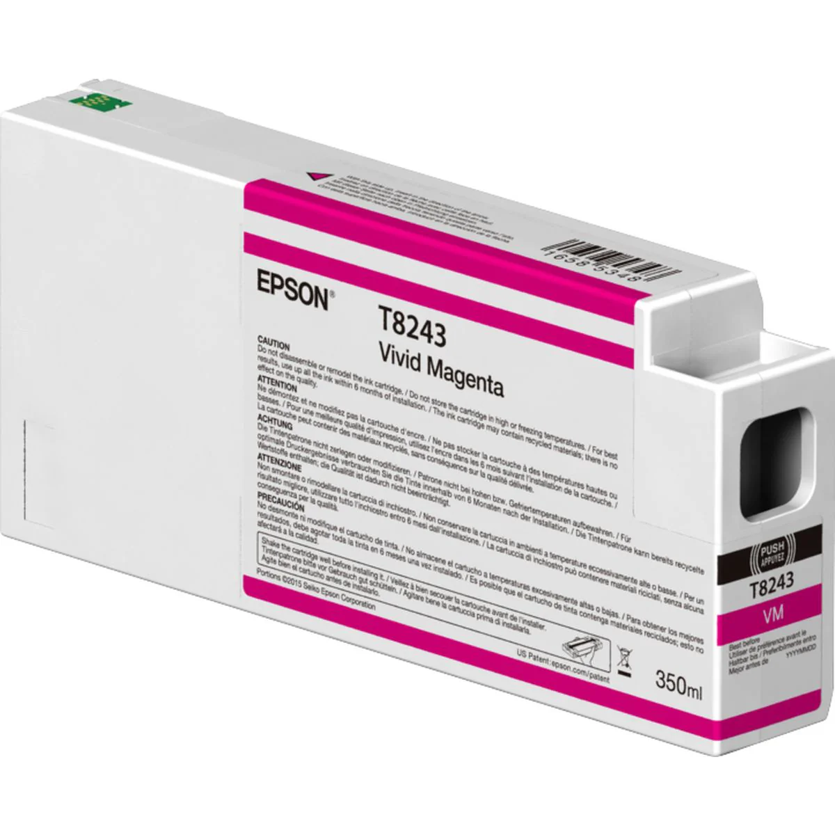 Epson Singlepack Vivid Magenta T824300 UltraChrome HDX/HD 35