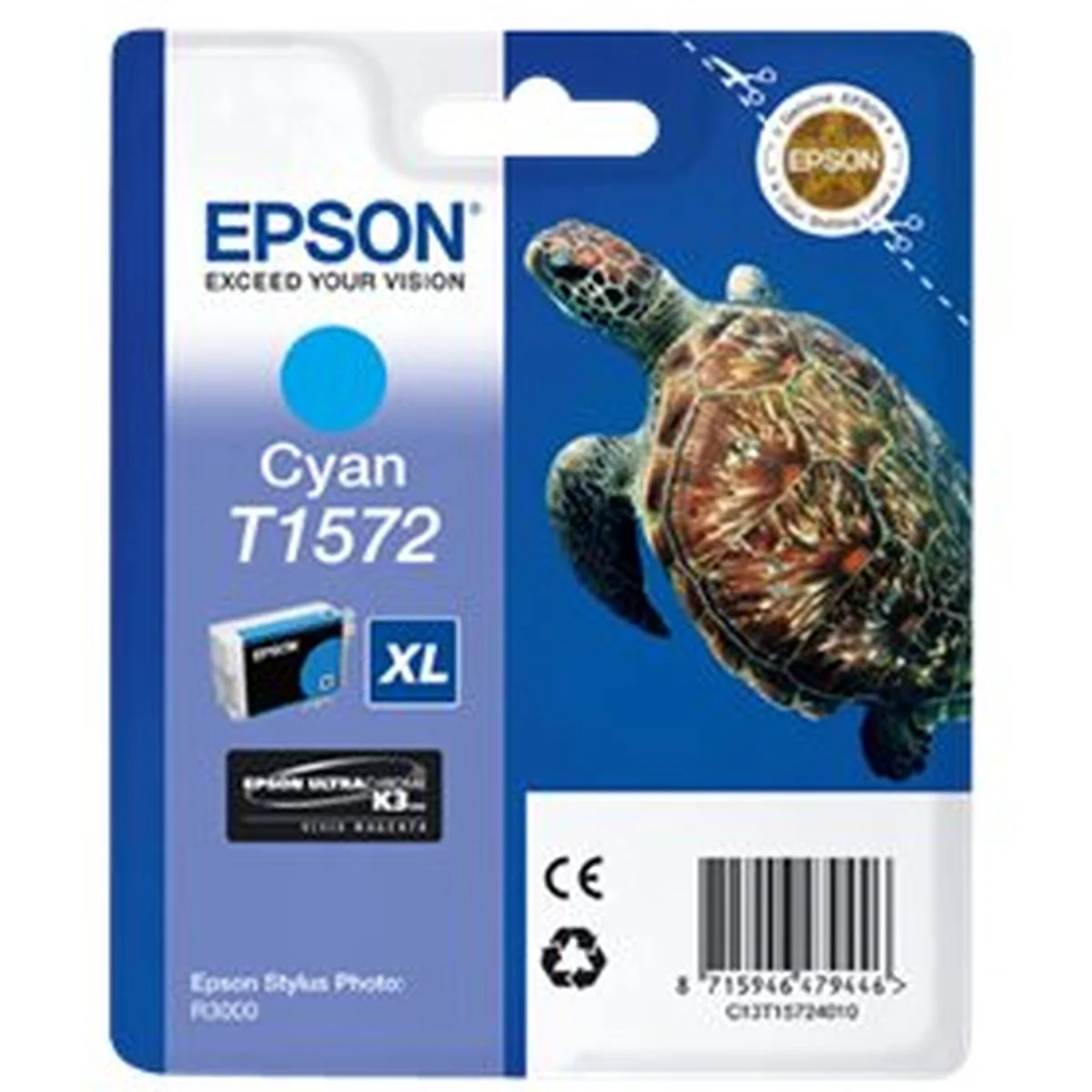 Epson T1572 - Cyan/Cyan
