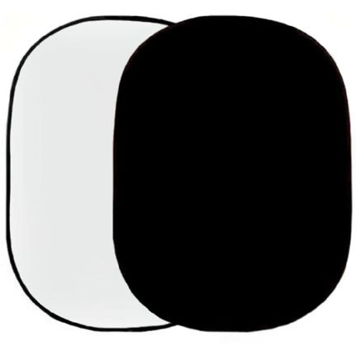 Falcon Eyes Background Board R-1482PU White/Black 148x200cm