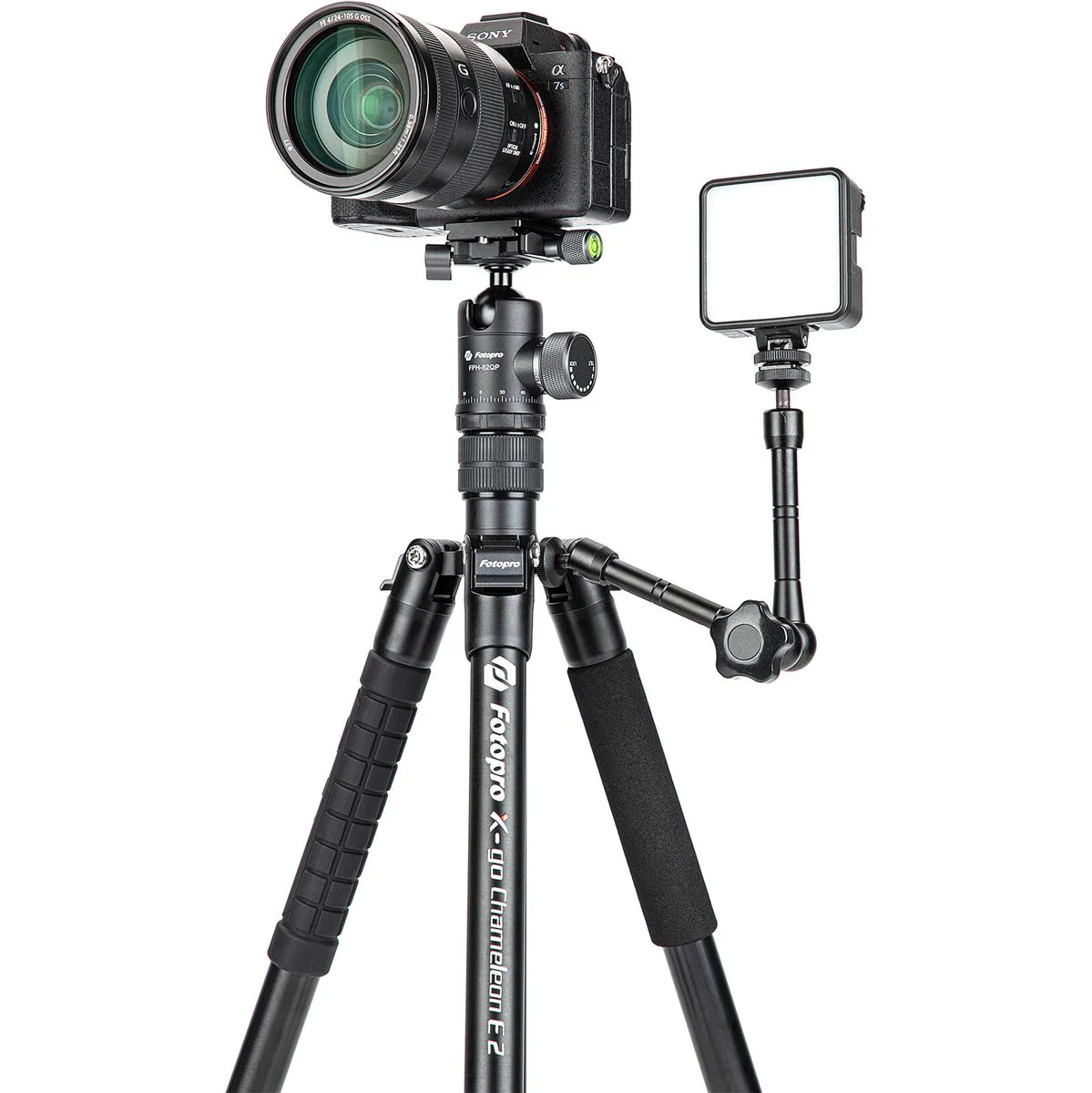 Fotopro X Go Chameleon E 2 Aluminum Tripod - Image 5