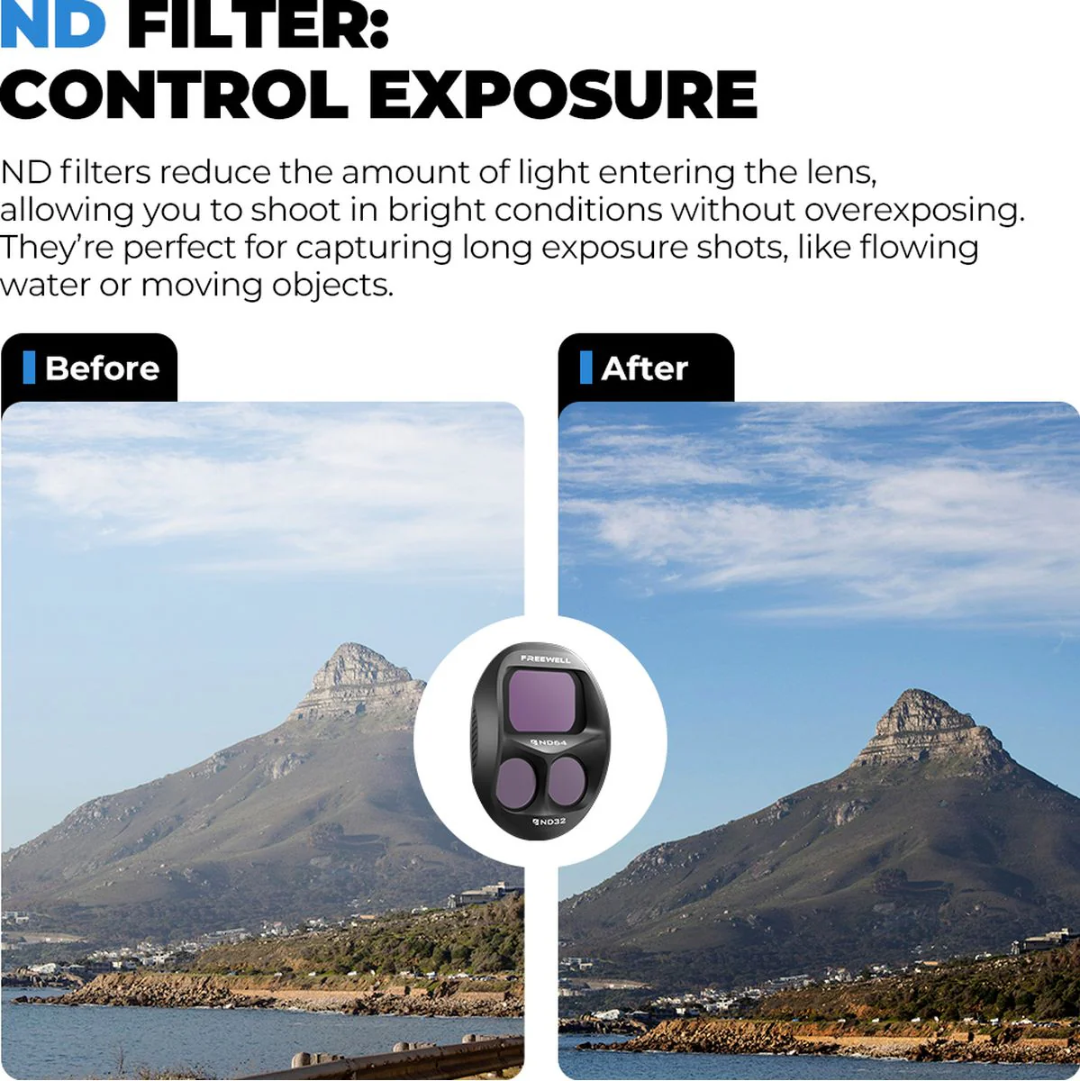 Freewell Mavic 4 Pro Split Filters All Day - 8 Pack - Image 5