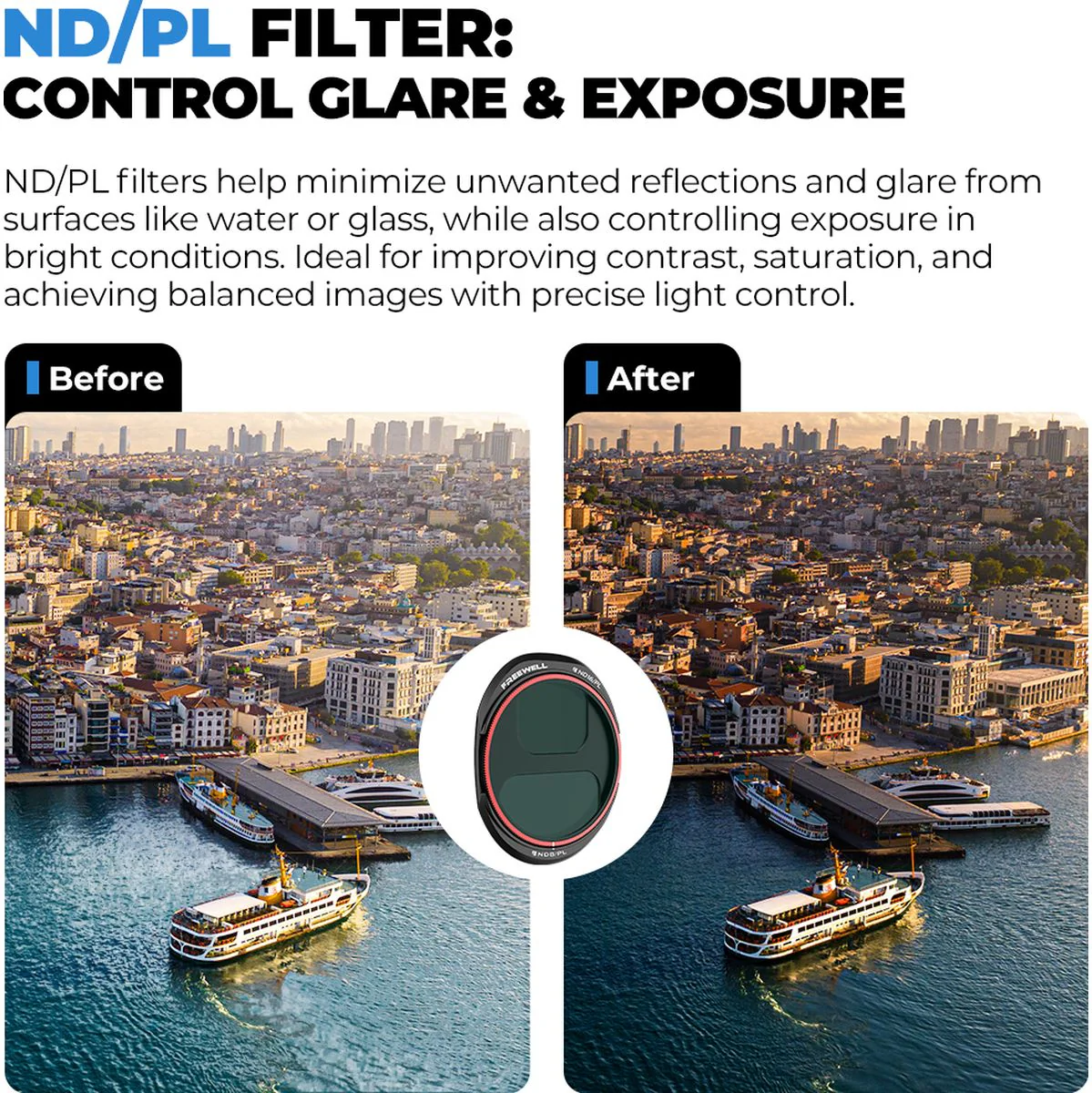 Freewell Mavic 4 Pro Split ND Filters Standard Day - 4 Pack - Image 4