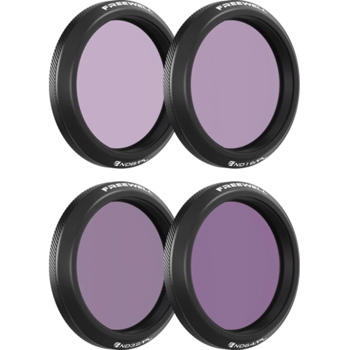Freewell Osmo Action 5 Pro Filters - Bright DAY-4pack