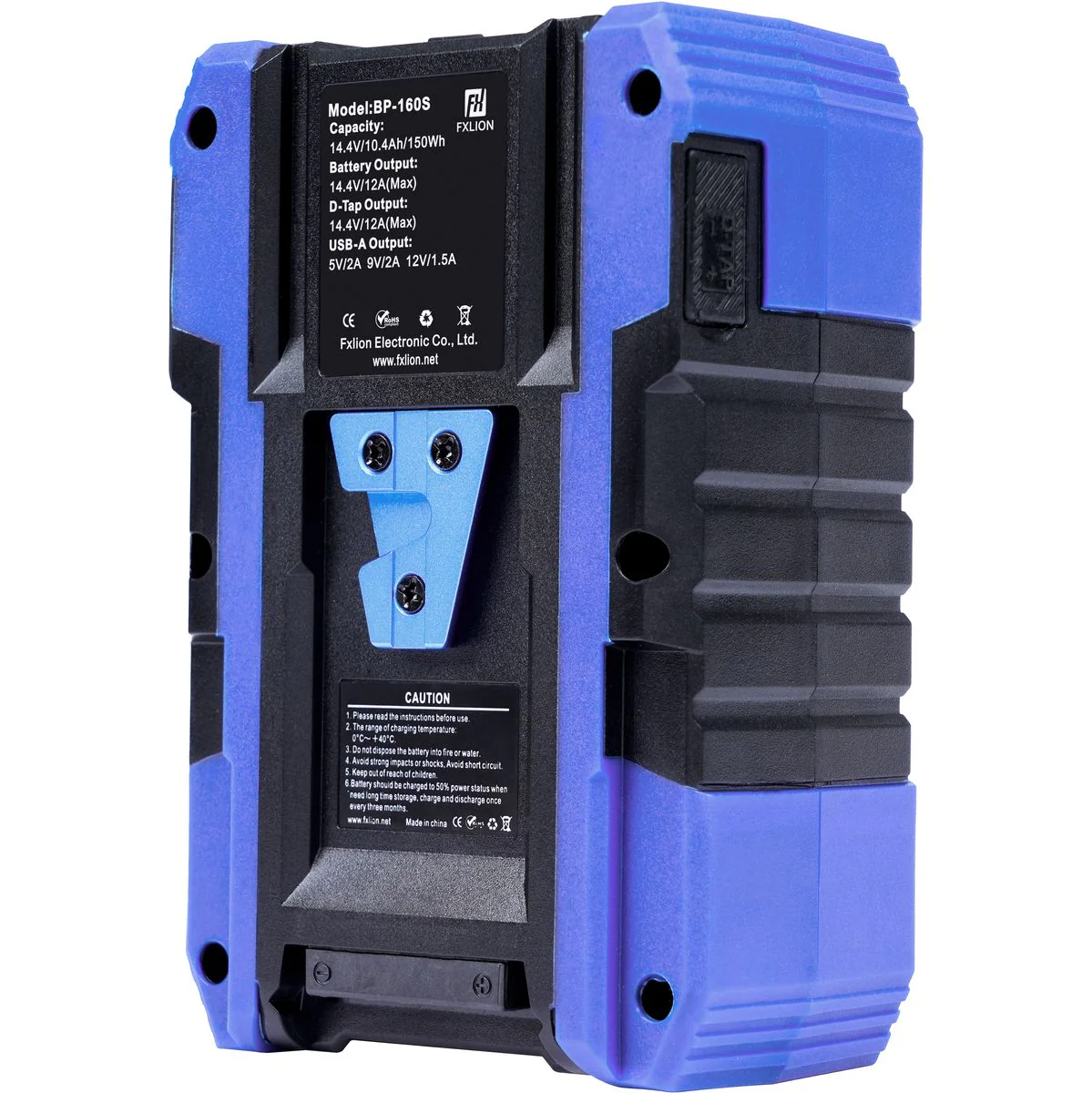 FXLion Cool Black V-Mount Battery 14.4V 150WH | w/ USB D-Tap - Image 3