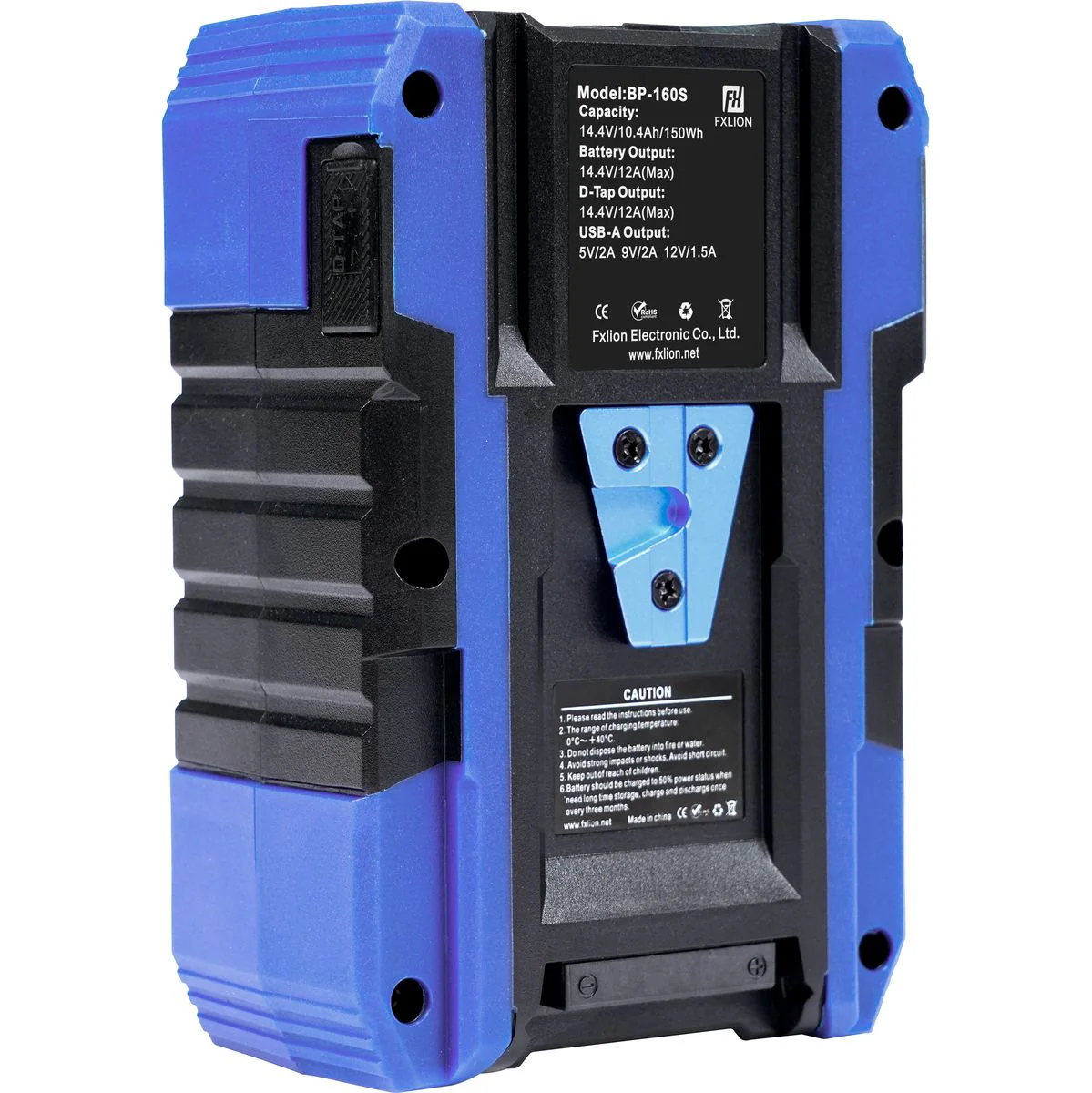 FXLion Cool Black V-Mount Battery 14.4V 150WH | w/ USB D-Tap - Image 4