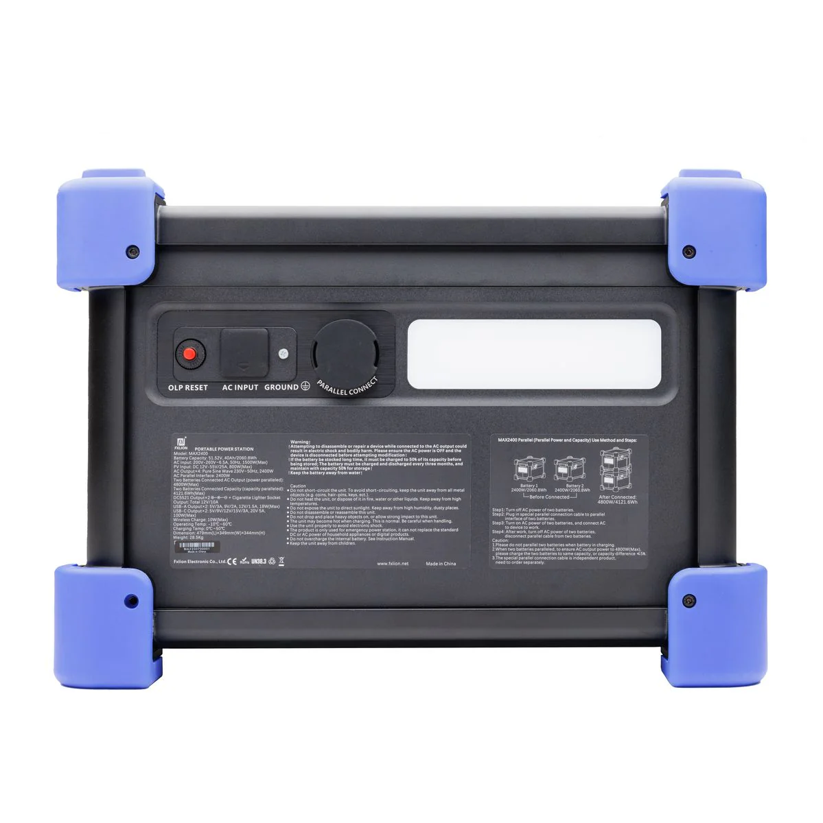 FXLion Portable Power Station 51.52V/2060.8WH - Image 2