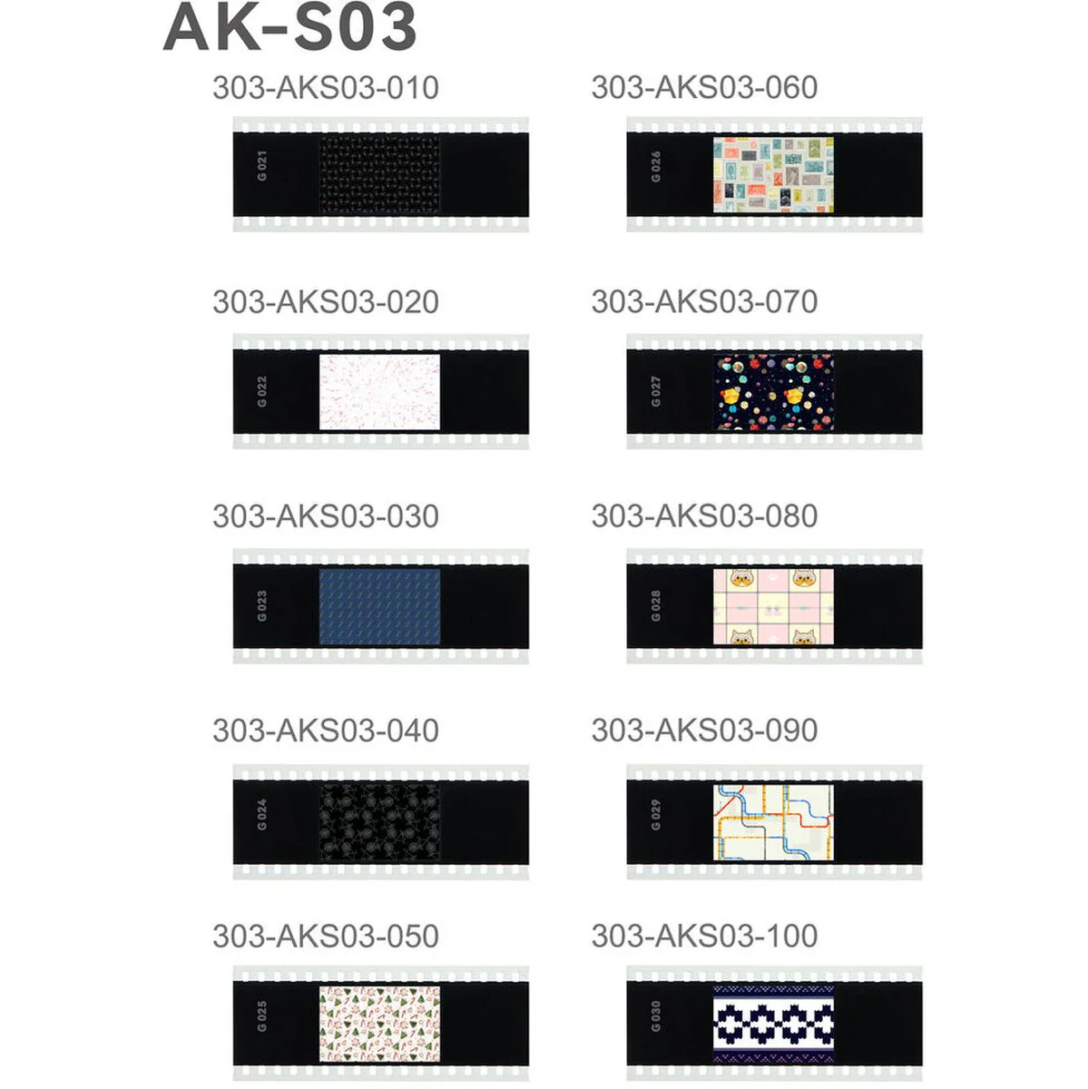 Godox Slide Filter AK-S03 (10 Pcs)