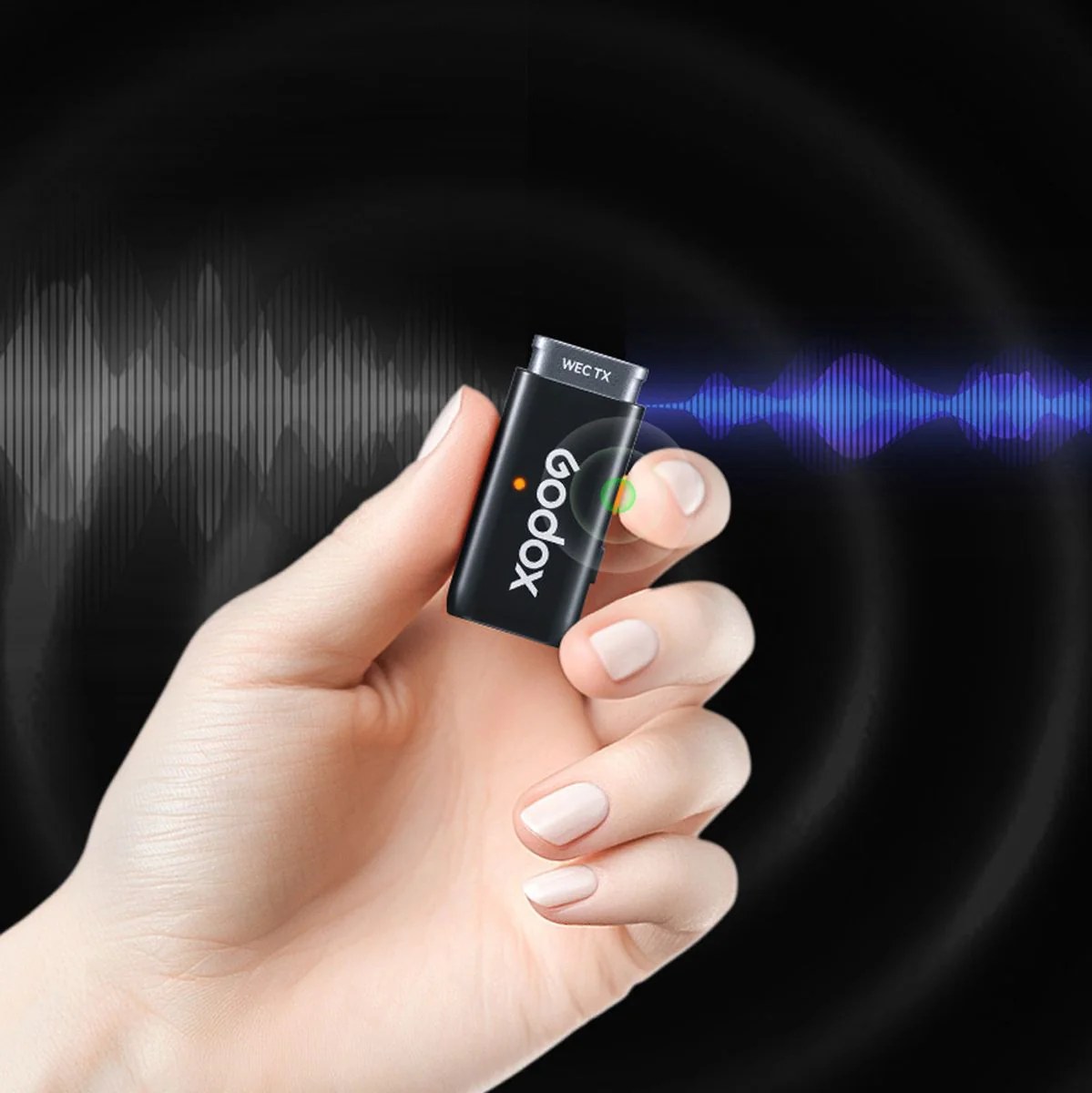 Godox WEC-S KIT2 2.4 GHz Wireless Microphone System Sony - Image 4