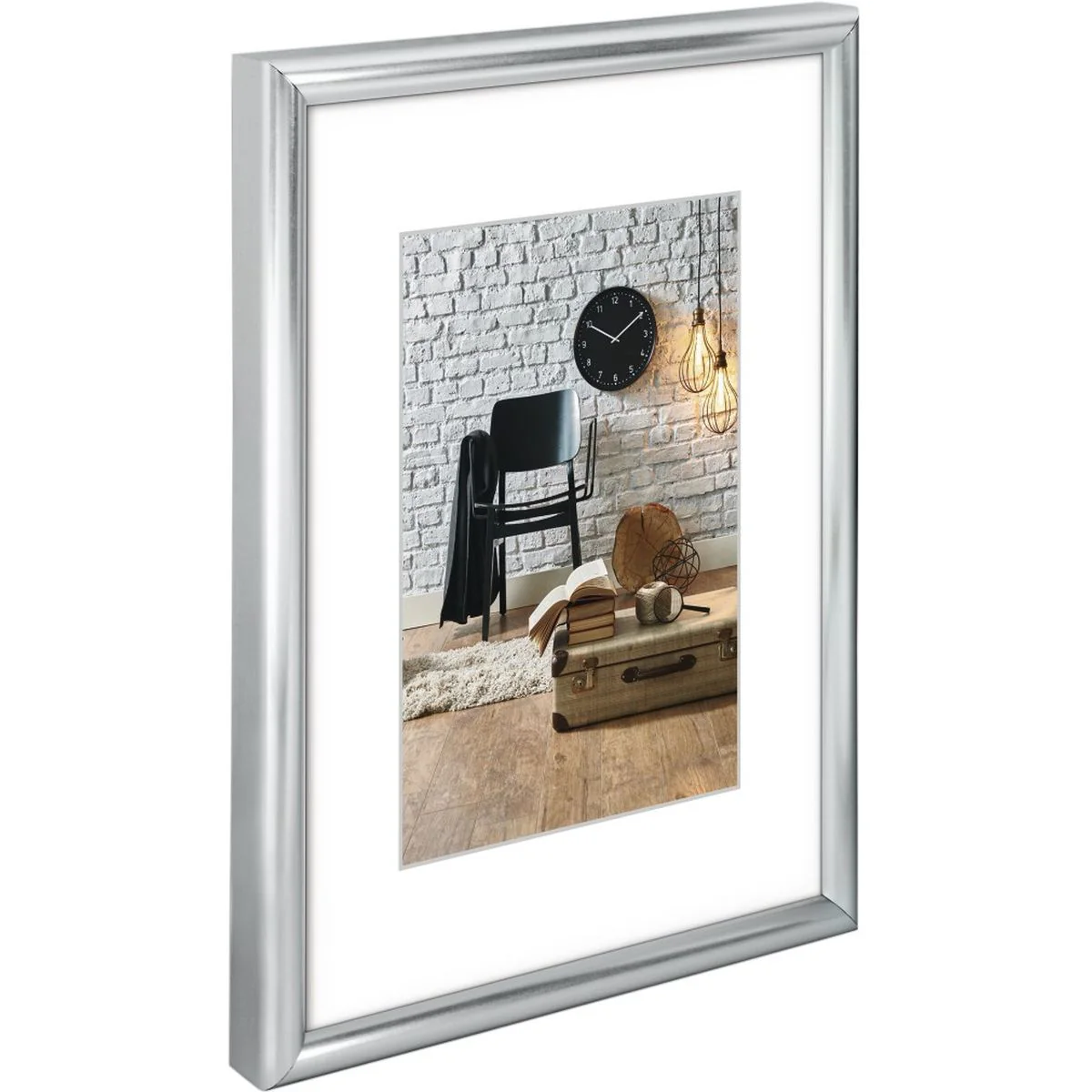 Hama Photo Frame Sevilla Plastic 13x18cm Mat Silver - Image 2
