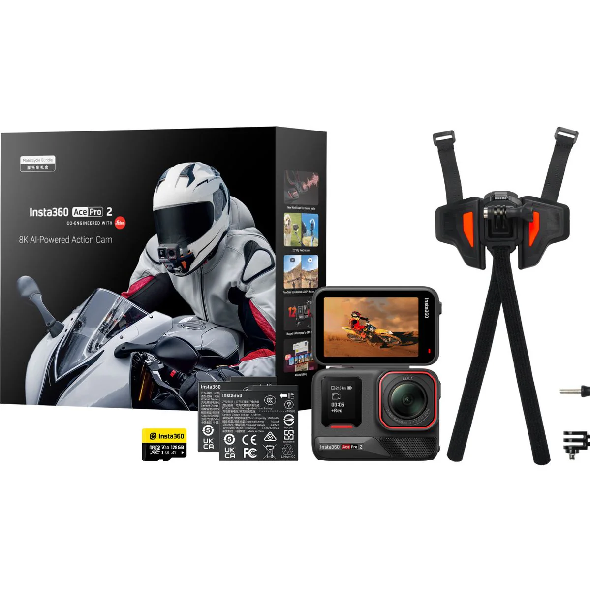 Insta360 Ace Pro 2 Motorcycle Bundle - Image 4