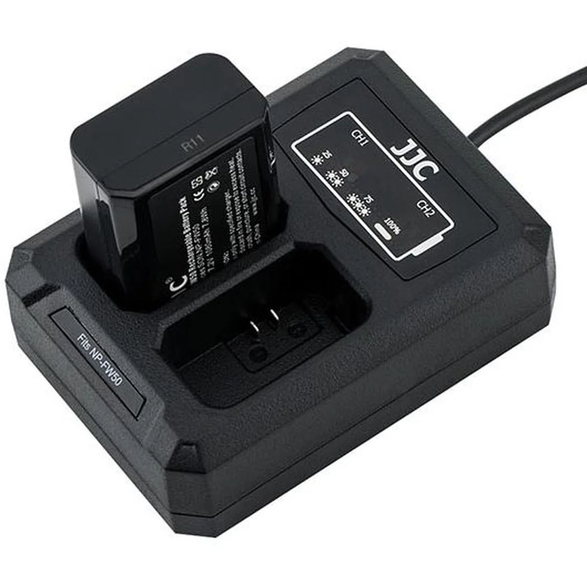 JJC DCH-NPFW50 USB Dual Battery Charger (For Sony NP-FW50) - Image 5