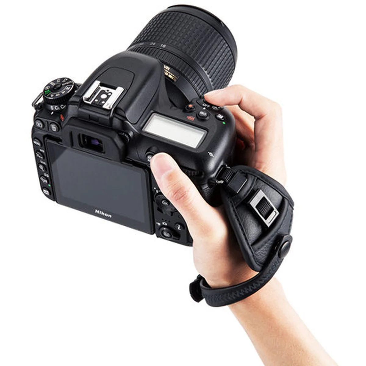JJC HS PRO1M Hand Grip Strap (w/ Quick Release Plate) - Image 4