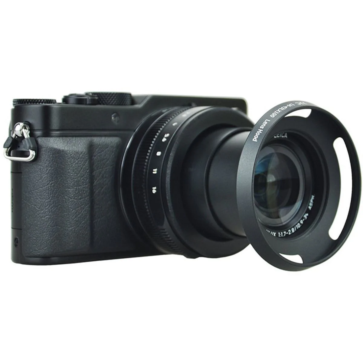 JJC Panasonic Lens Hood LH-43LX100 Black - Image 4