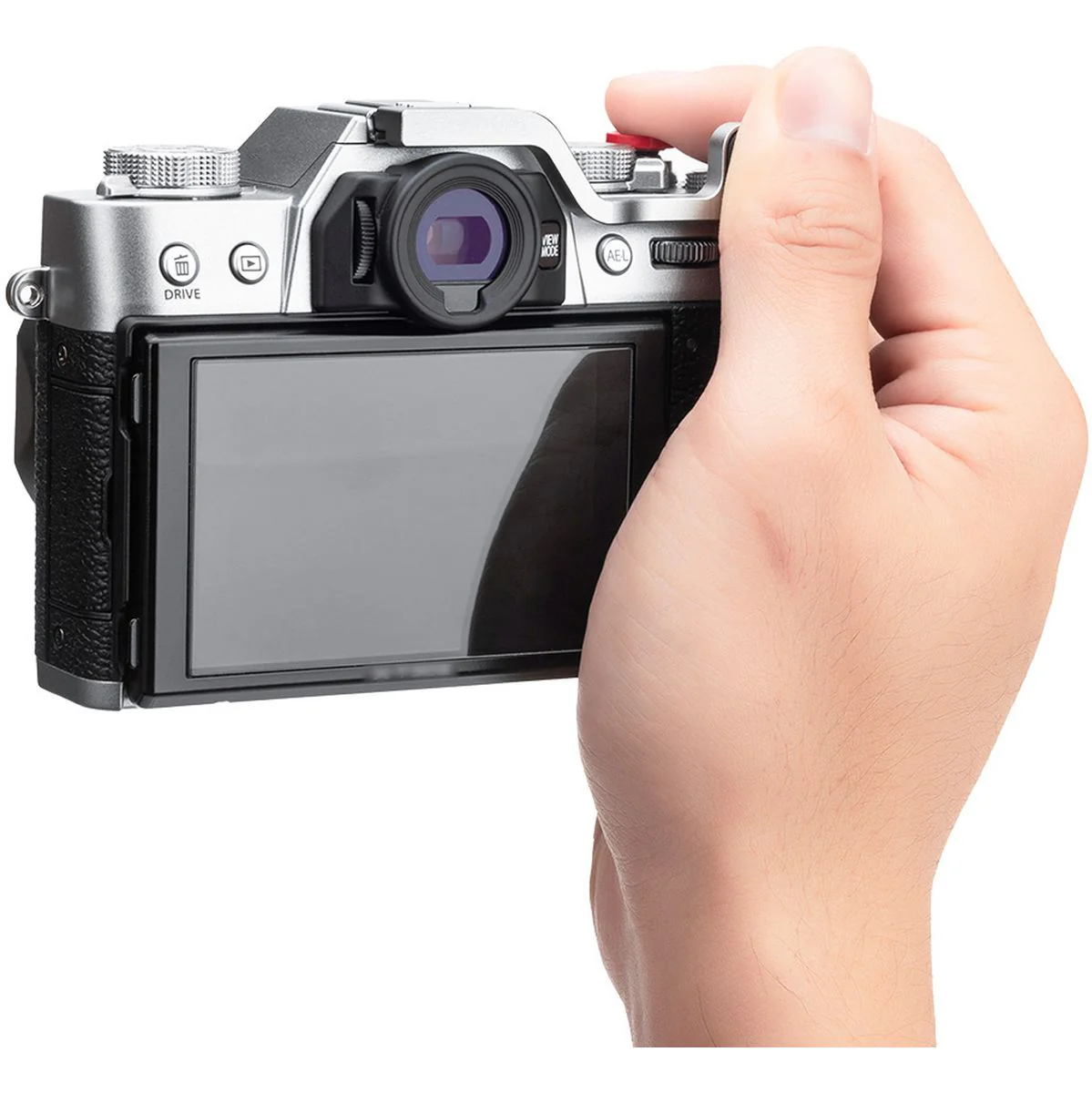JJC Ta XT30III Silver Thumbs Up Grip - Image 2